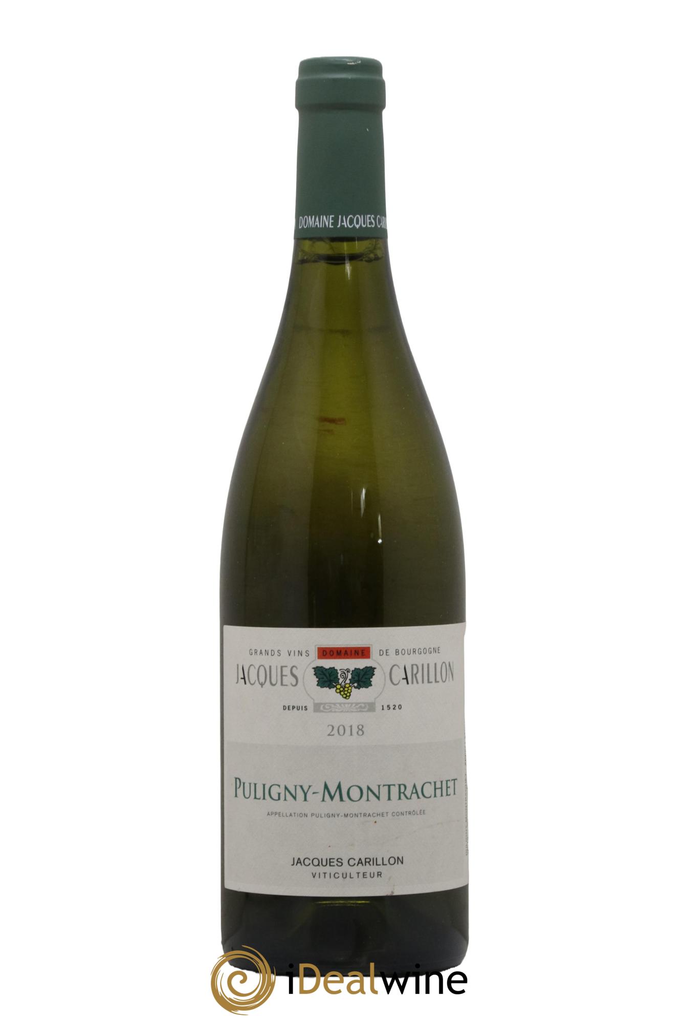 Puligny-Montrachet Jacques Carillon (Domaine) 2018 - Lot de 1 bouteille - 0