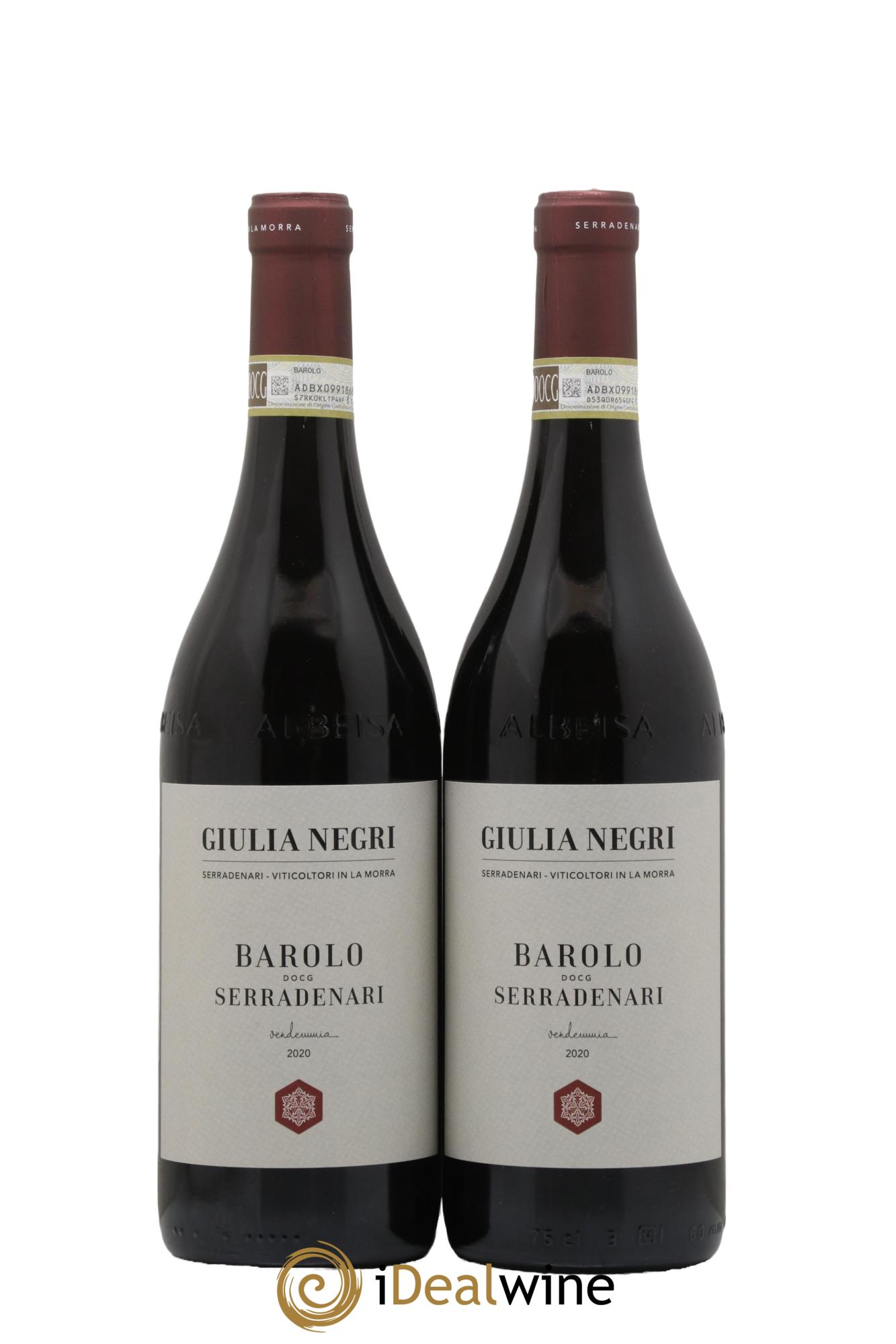 Barolo DOCG Giulia Negri Serradenari 2020 - Lot of 2 bottles - 0