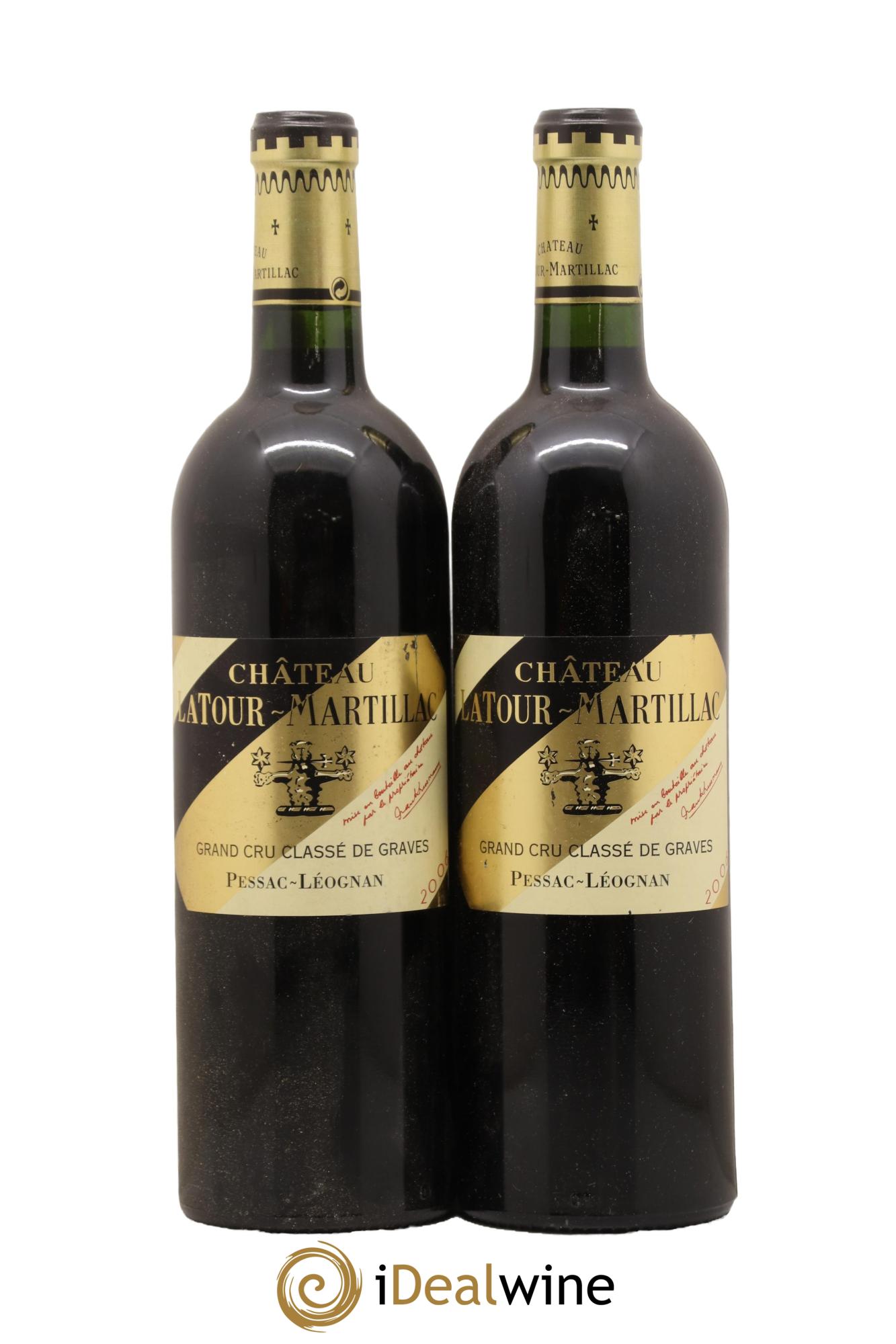 Château Latour-Martillac Cru Classé de Graves 2006 - Lot de 2 bouteilles - 0