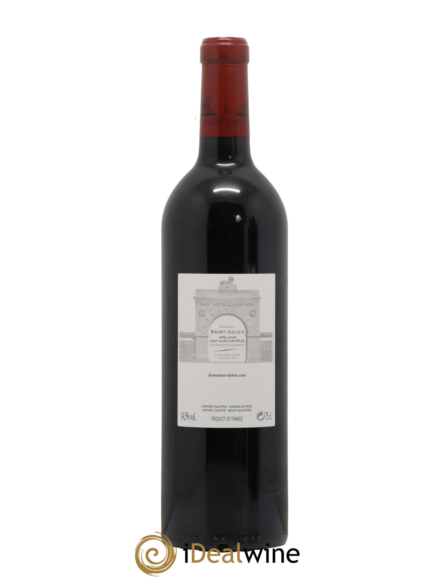 Château Léoville Las Cases 2ème Grand Cru Classé 2018 - Lot de 1 bouteille - 1