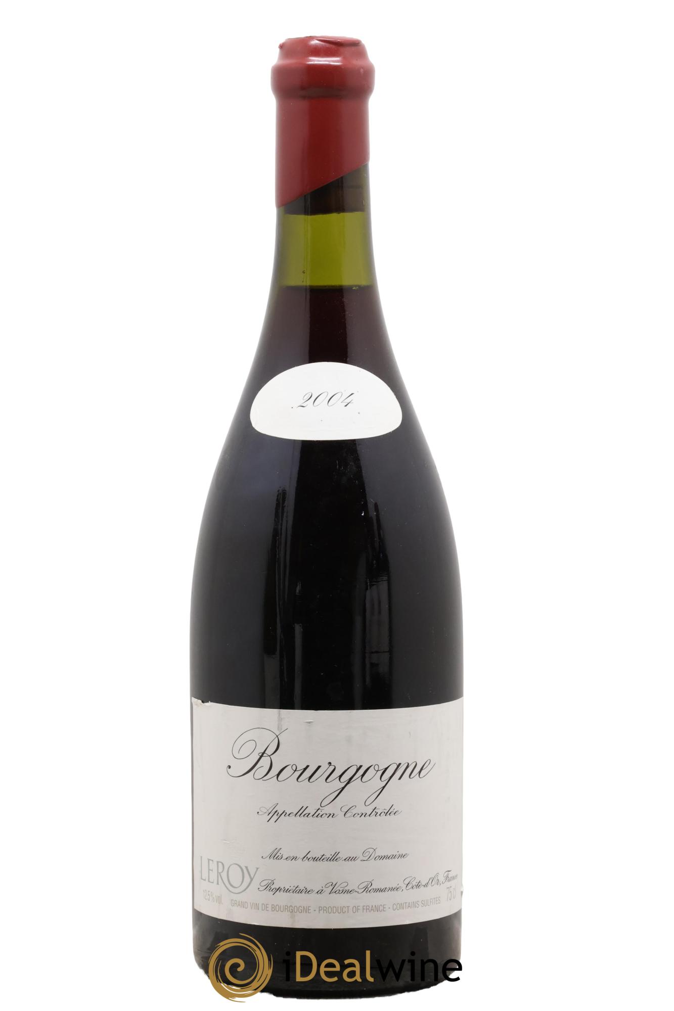 Bourgogne Leroy (Domaine) 2004 - Lot de 1 bouteille - 0