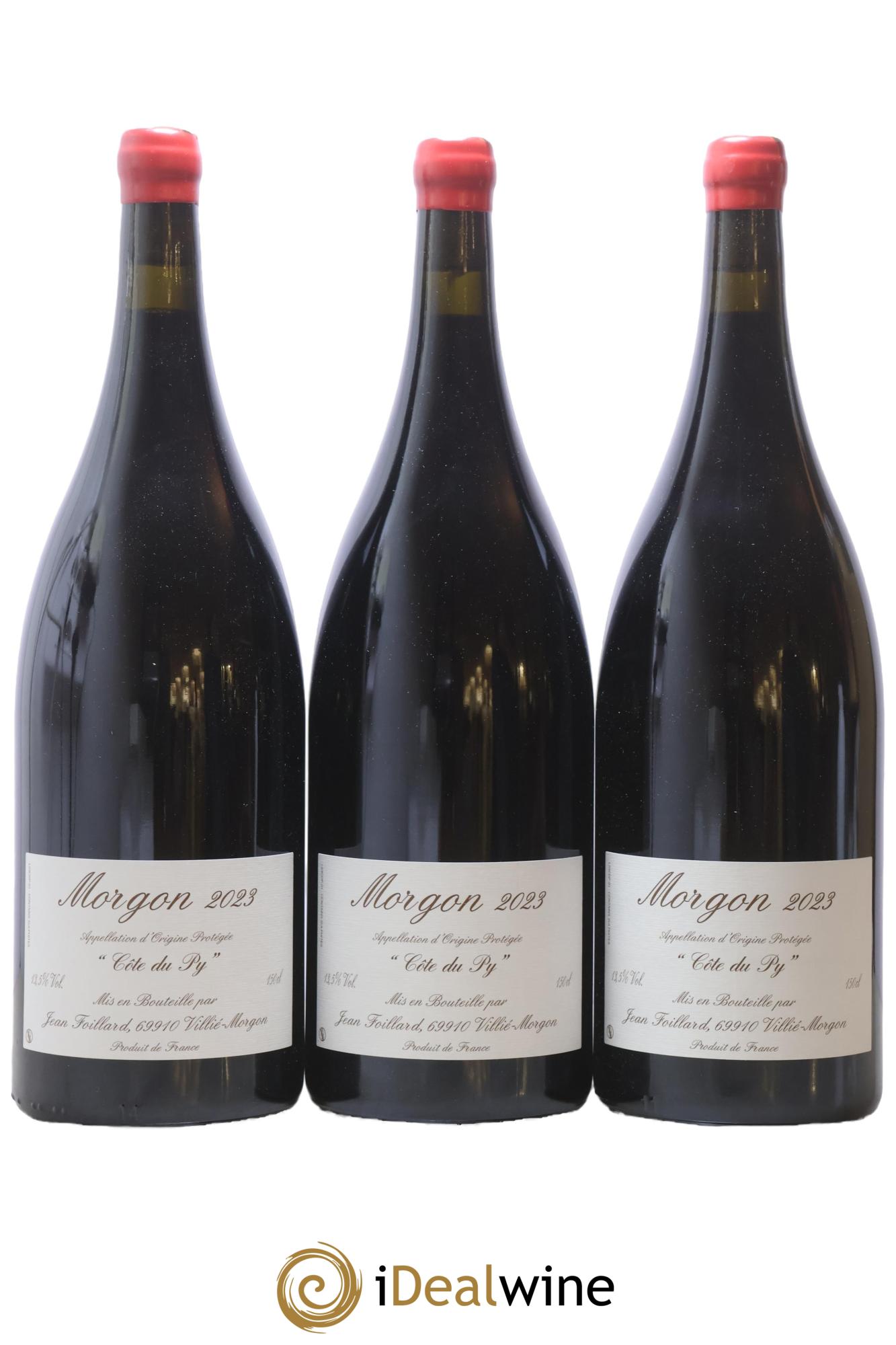 Morgon Côte du Py Jean Foillard 2023 - Posten von 3 Magnum - 0