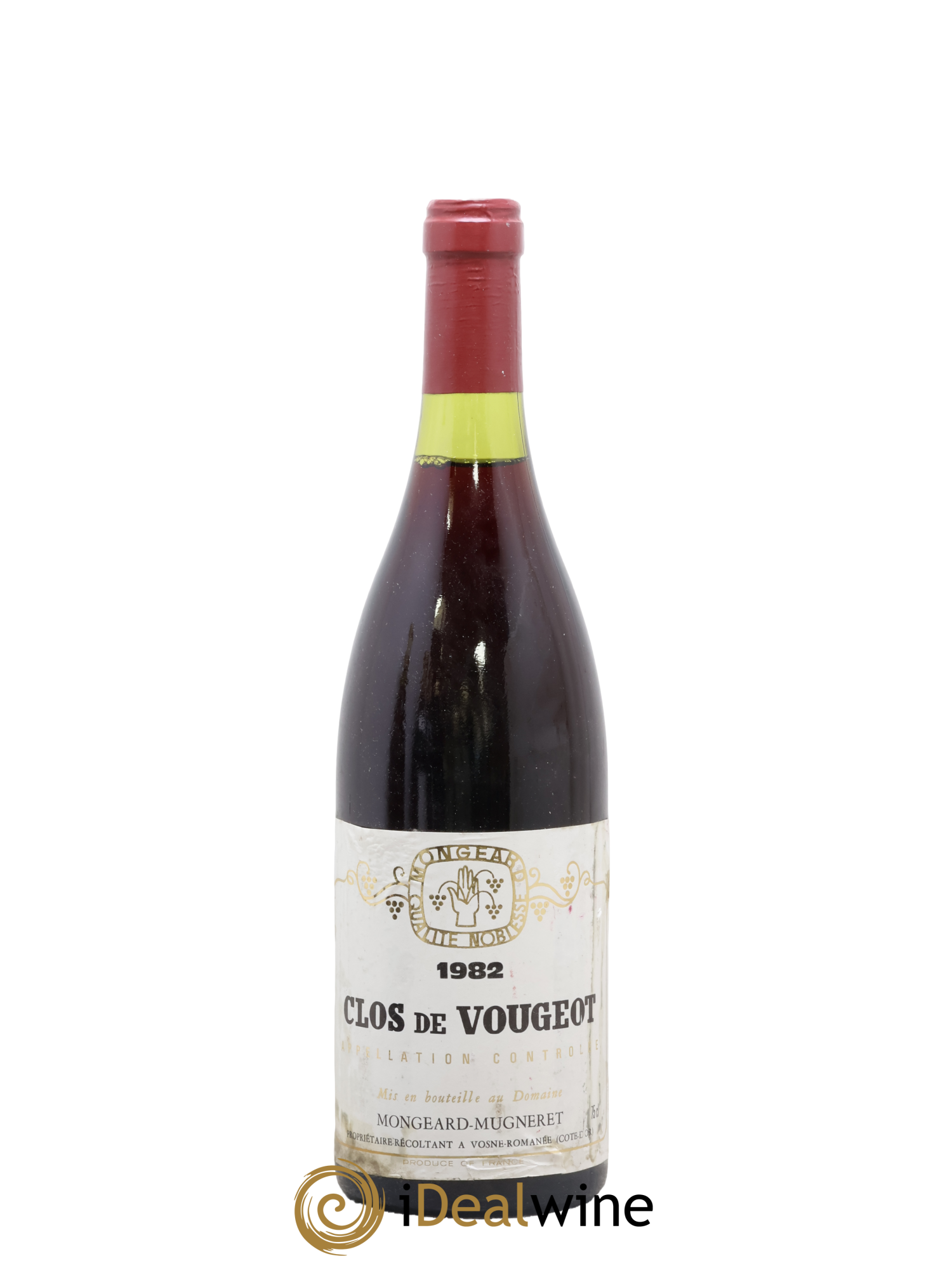 Clos de Vougeot Grand Cru Mongeard-Mugneret (Domaine) 1982 - Lot of 1 bottle - 0