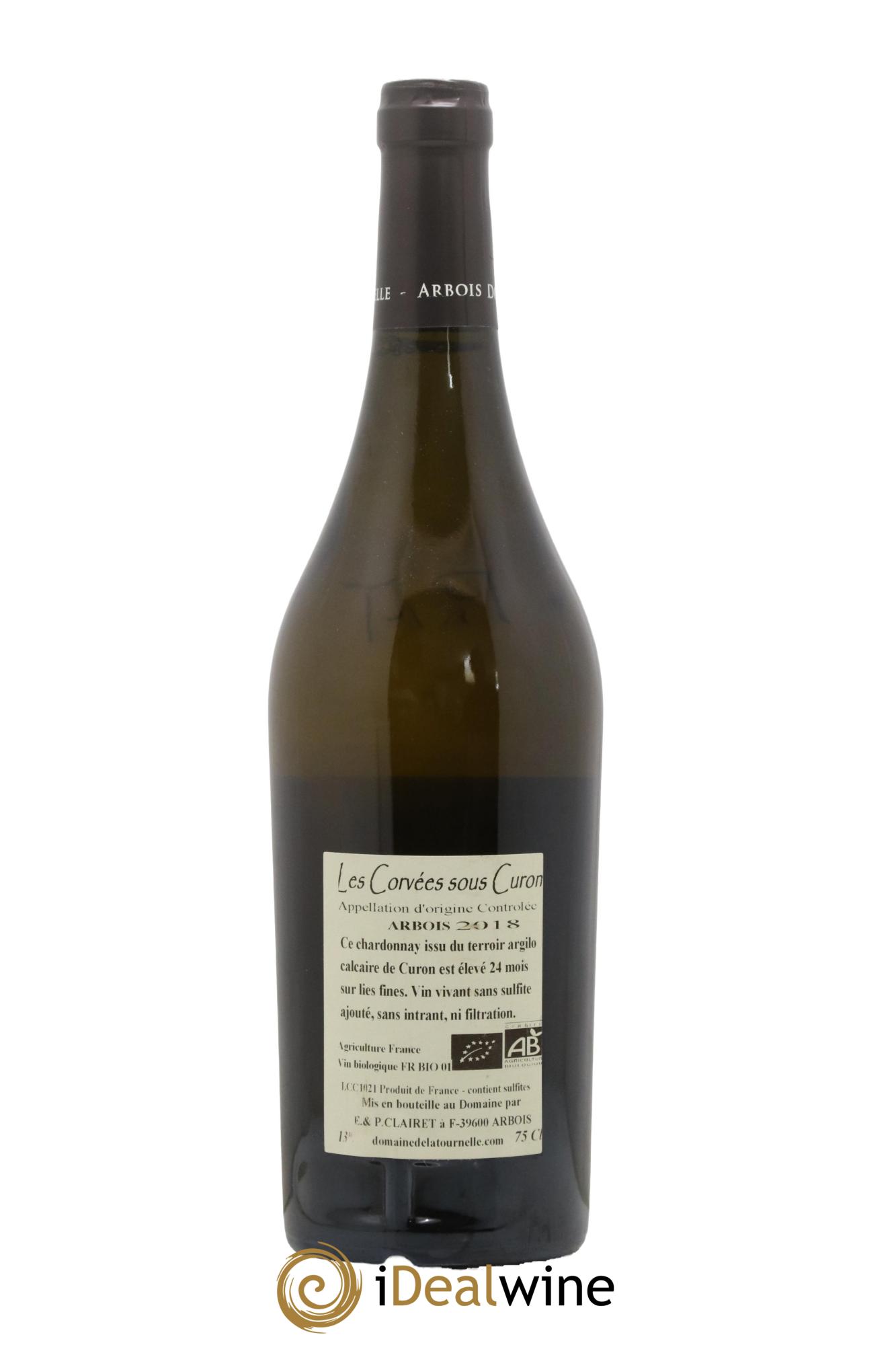 Arbois Les Corvées sous Curon Domaine de la Tournelle 2018 - Lot de 1 bouteille - 1