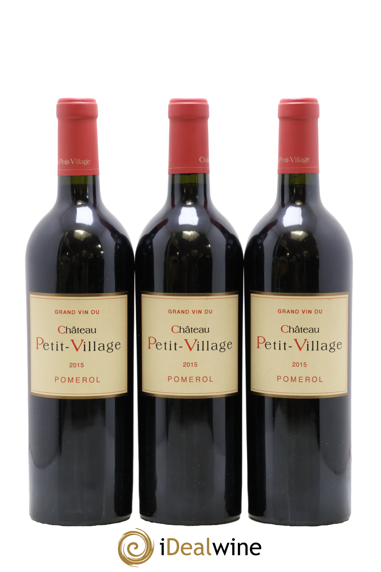 Château Petit Village 2015 - Posten von 3 Flaschen - 0