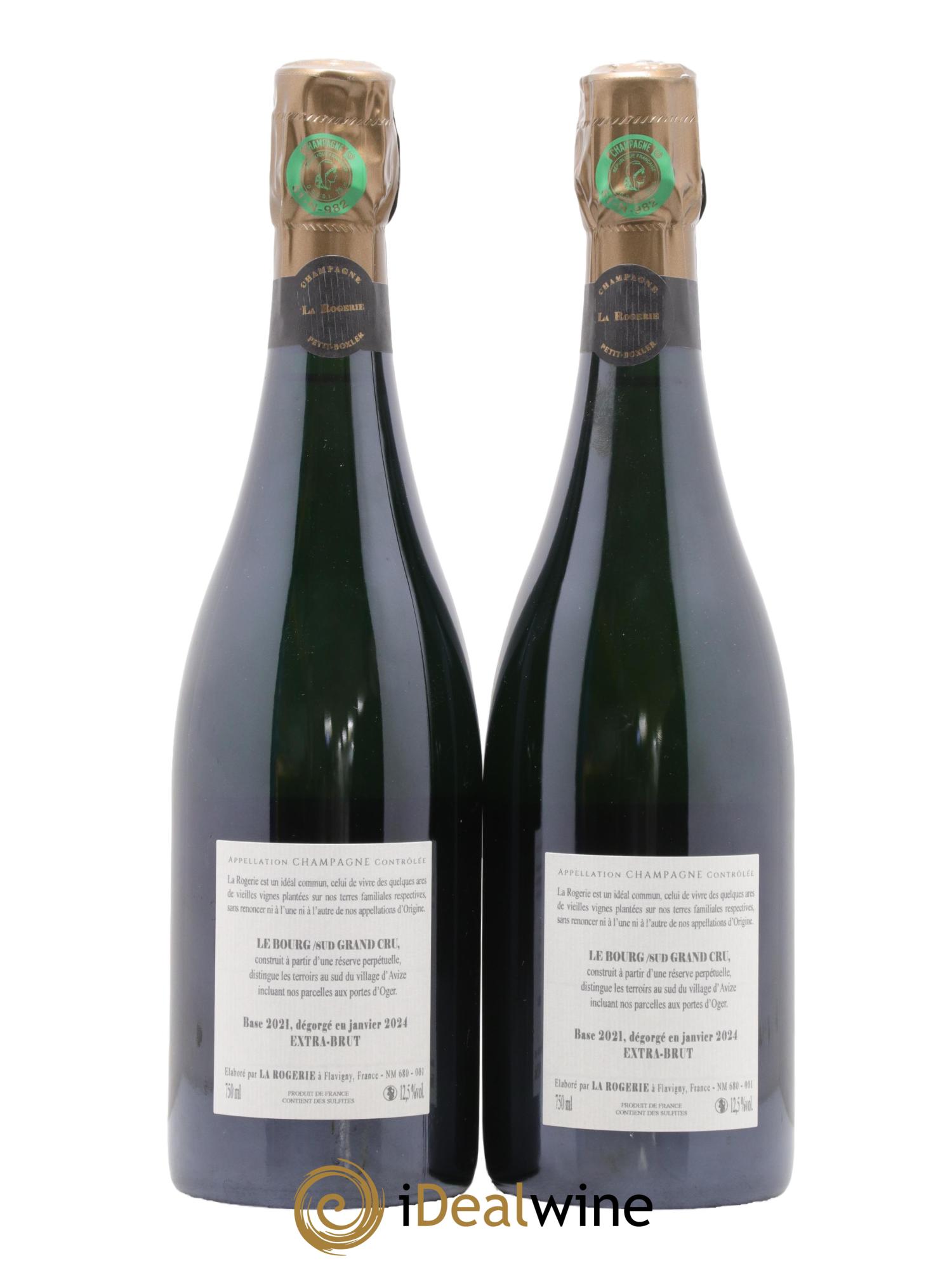 Bourg/Sud Réserve Perpétuelle Grand Cru Extra-Brut La Rogerie Le Bourg Sud Grand Cru La Rogerie - Lot of 2 bottles - 1