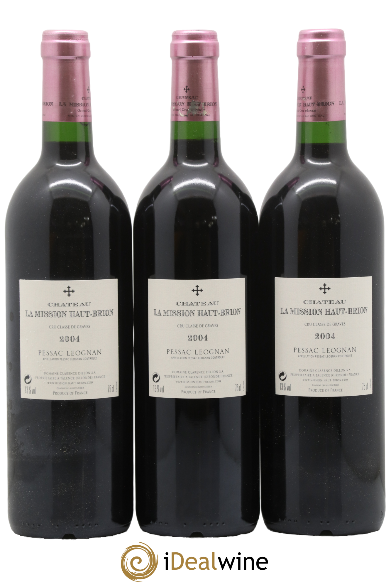 Château la Mission Haut-Brion Cru Classé de Graves 2004 - Lot de 12 bouteilles - 6