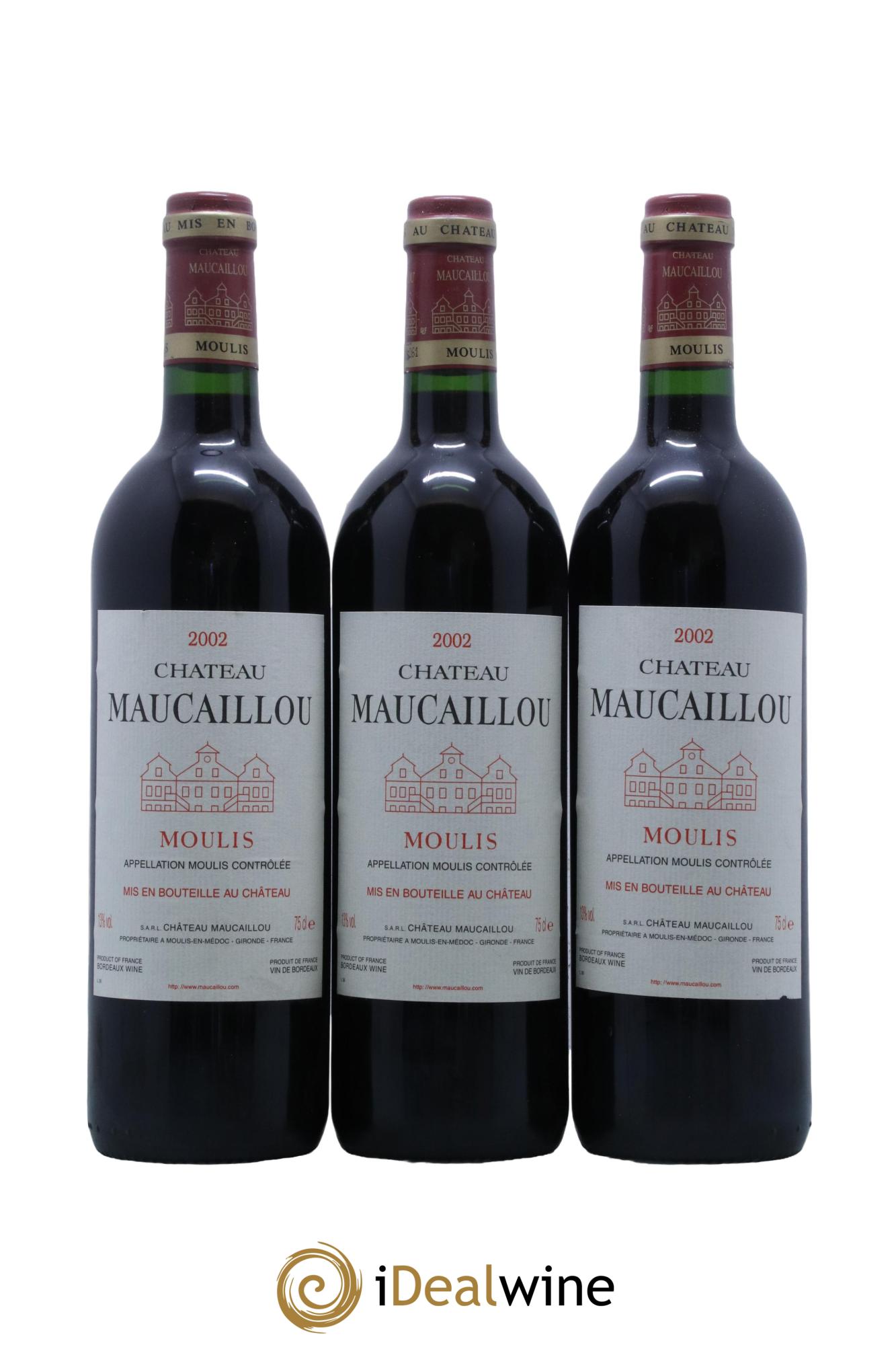 Château Maucaillou 2002 - Lot de 12 bouteilles - 1
