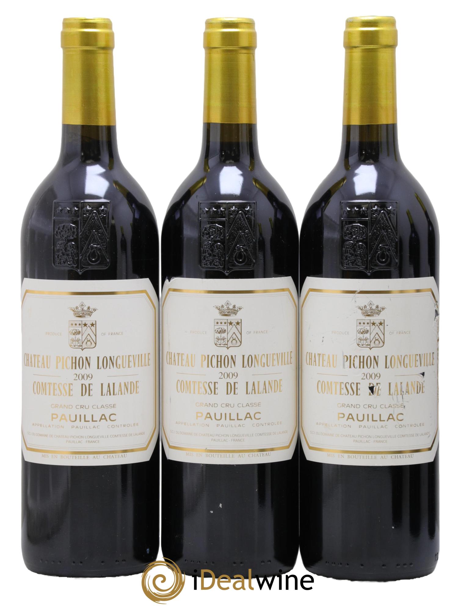Château Pichon Longueville Comtesse de Lalande 2ème Grand Cru Classé 2009 - Lot de 6 bouteilles - 1
