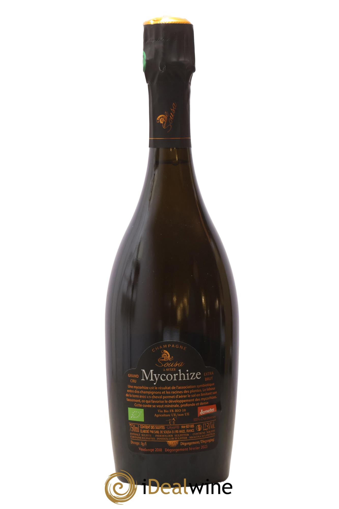 Grand Cru Extra-Brut Mycorhize De Sousa 2018 - Lot de 1 bouteille - 1