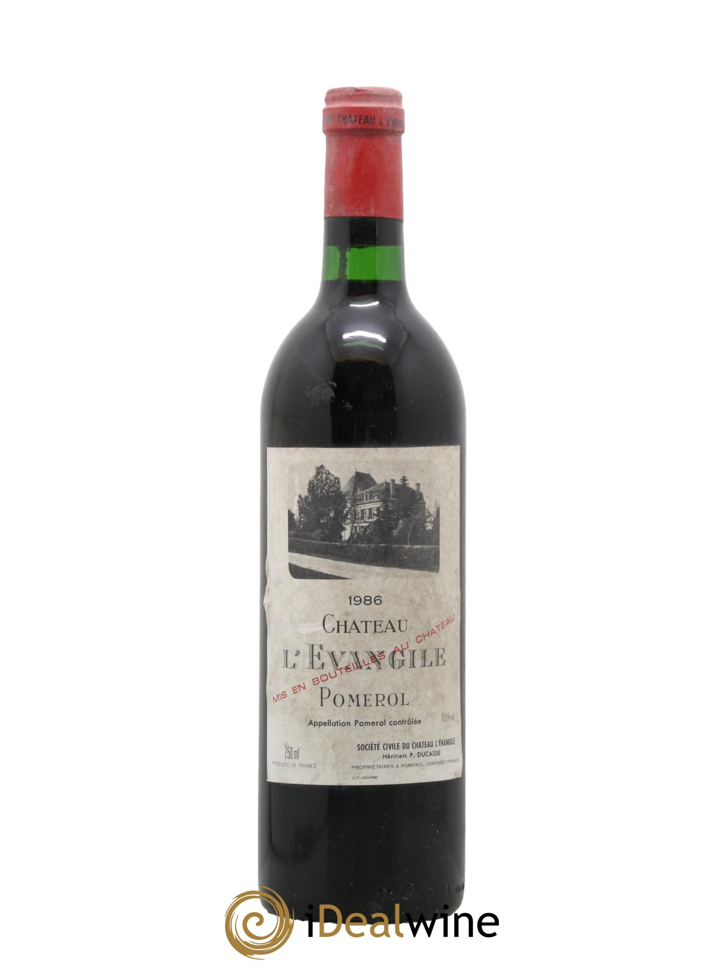 Château l' Évangile 1986 - Lot de 1 bouteille - 0