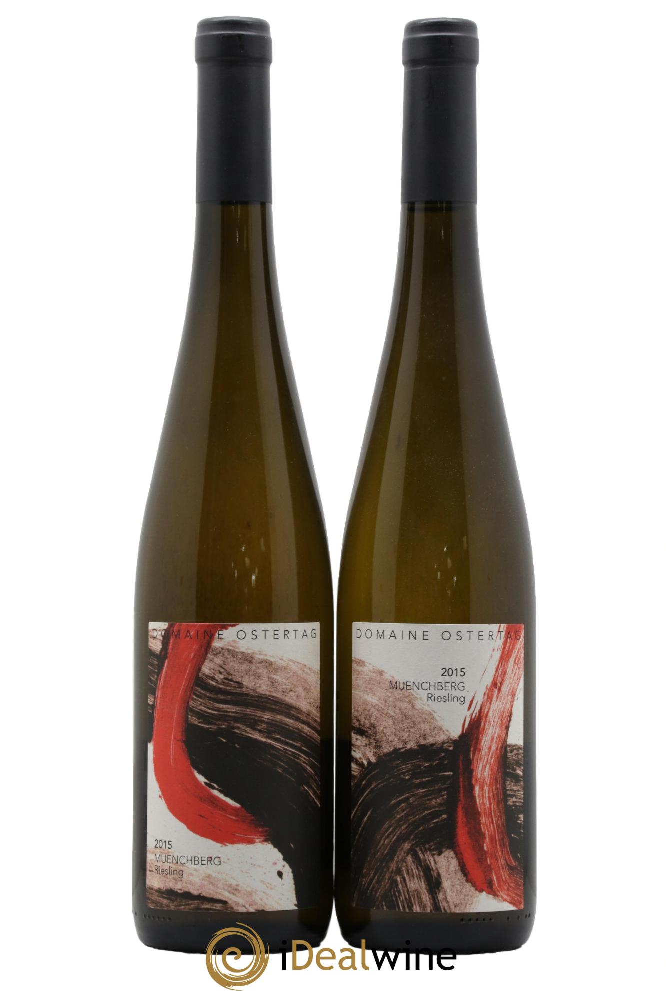 Alsace Riesling Grand Cru Muenchberg Ostertag (Domaine) 2015 - Lot de 2 bouteilles - 0