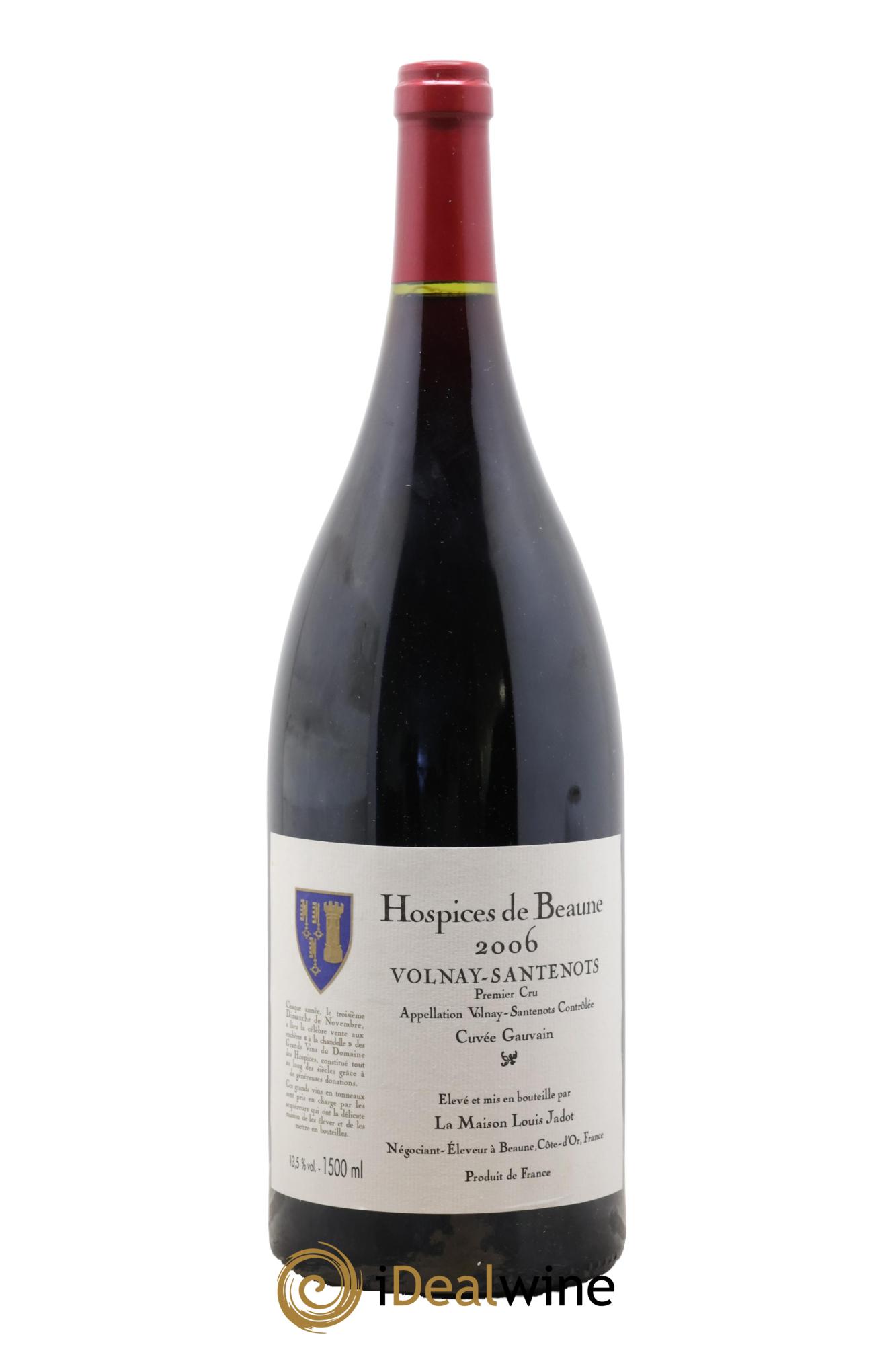 Volnay 1er Cru Santenots cuvée Gauvain Hospices de Beaune 2006 - Lot of 1 magnum - 0