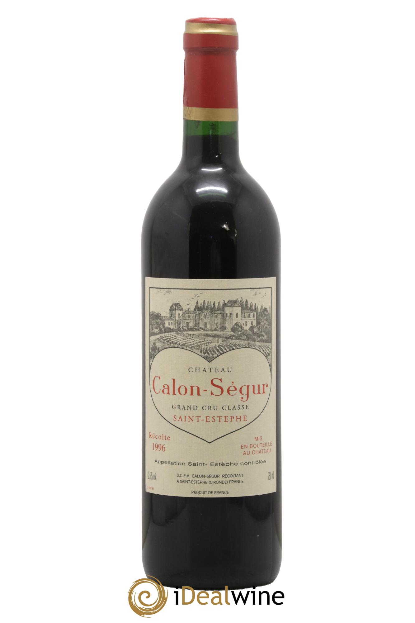 Château Calon Ségur 3ème Grand Cru Classé 1996 - Lotto di 1 bottiglia - 0