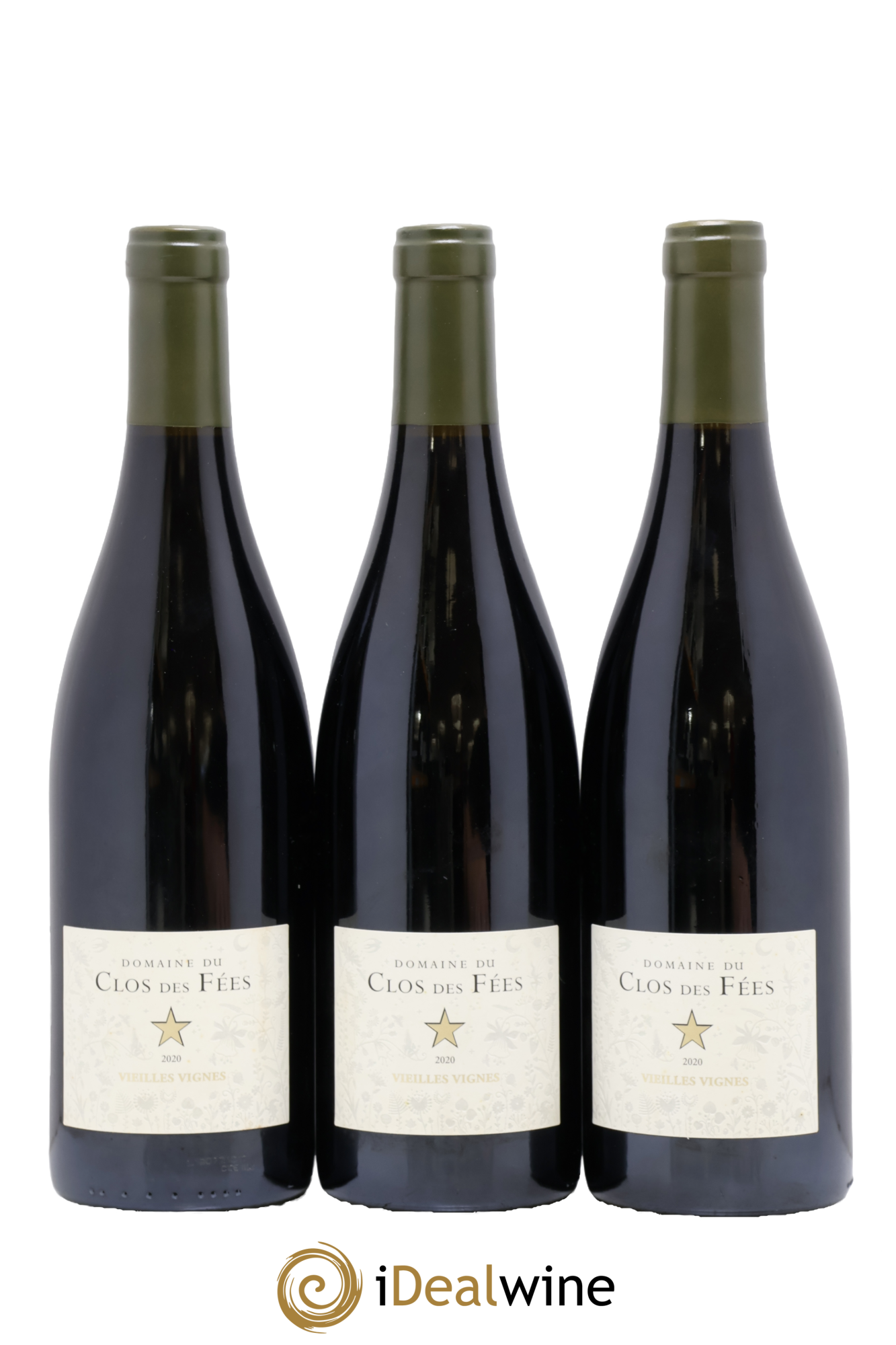 Côtes du Roussillon Villages Clos des Fées Vieilles vignes Hervé Bizeul 2020 - Posten von 3 Flaschen - 0