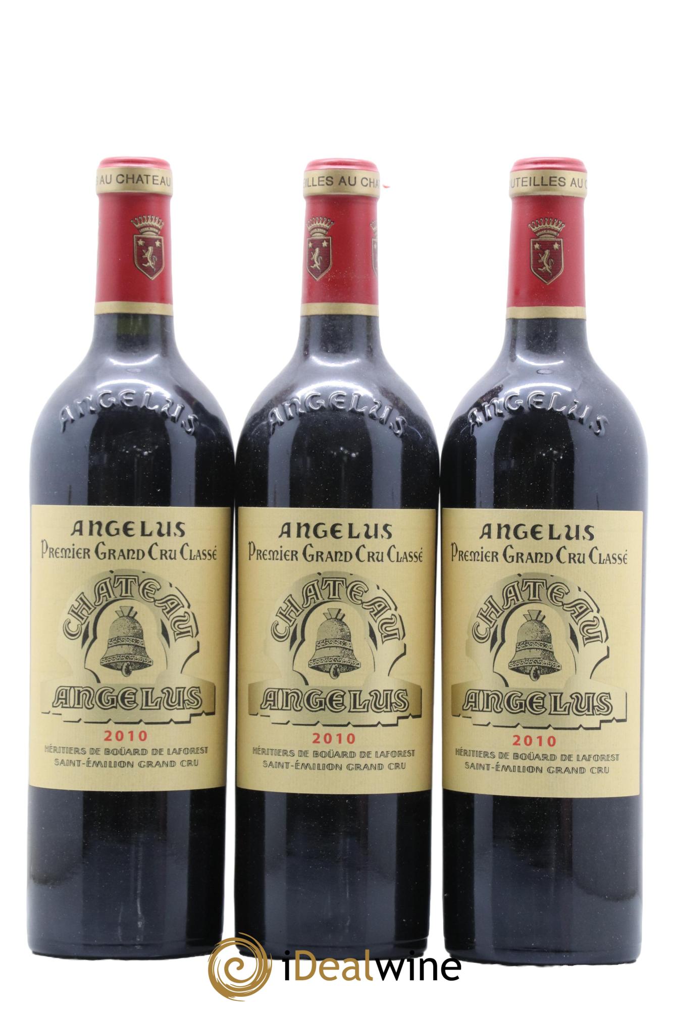 Château Angélus 1er Grand Cru Classé A  2010 - Lot de 6 bouteilles - 1
