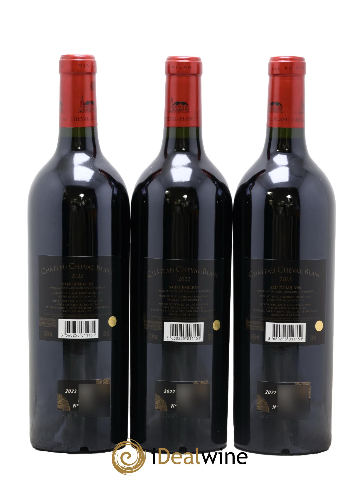 Château Cheval Blanc 1er Grand Cru Classé A 2022 - Posten von 6 Flaschen - 4