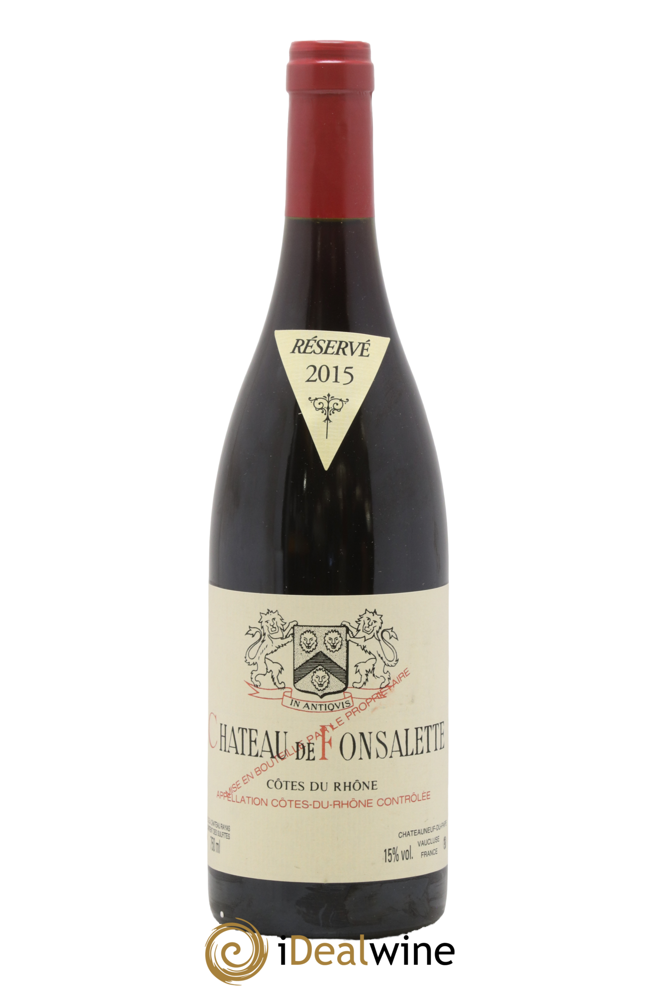 Côtes-du-Rhône Château de Fonsalette Emmanuel Reynaud 2015 - Lot of 1 bottle - 0