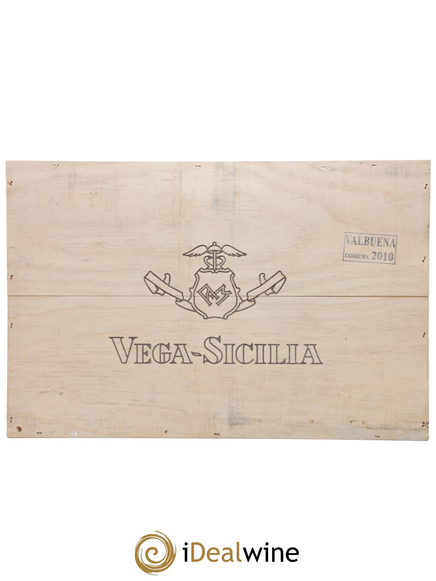 Ribera Del Duero DO Vega Sicilia Valbuena 5 ano Famille Alvarez 2010 - Lot of 6 bottles - 5