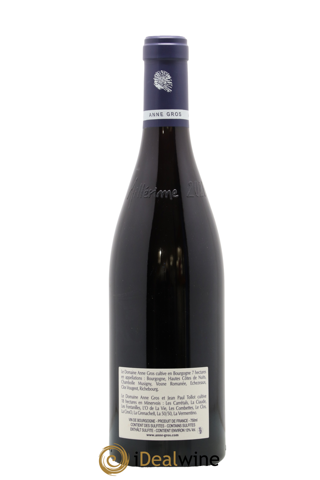 Clos de Vougeot Grand Cru Le Grand Maupertui Anne Gros 2021 - Lot of 1 bottle - 1