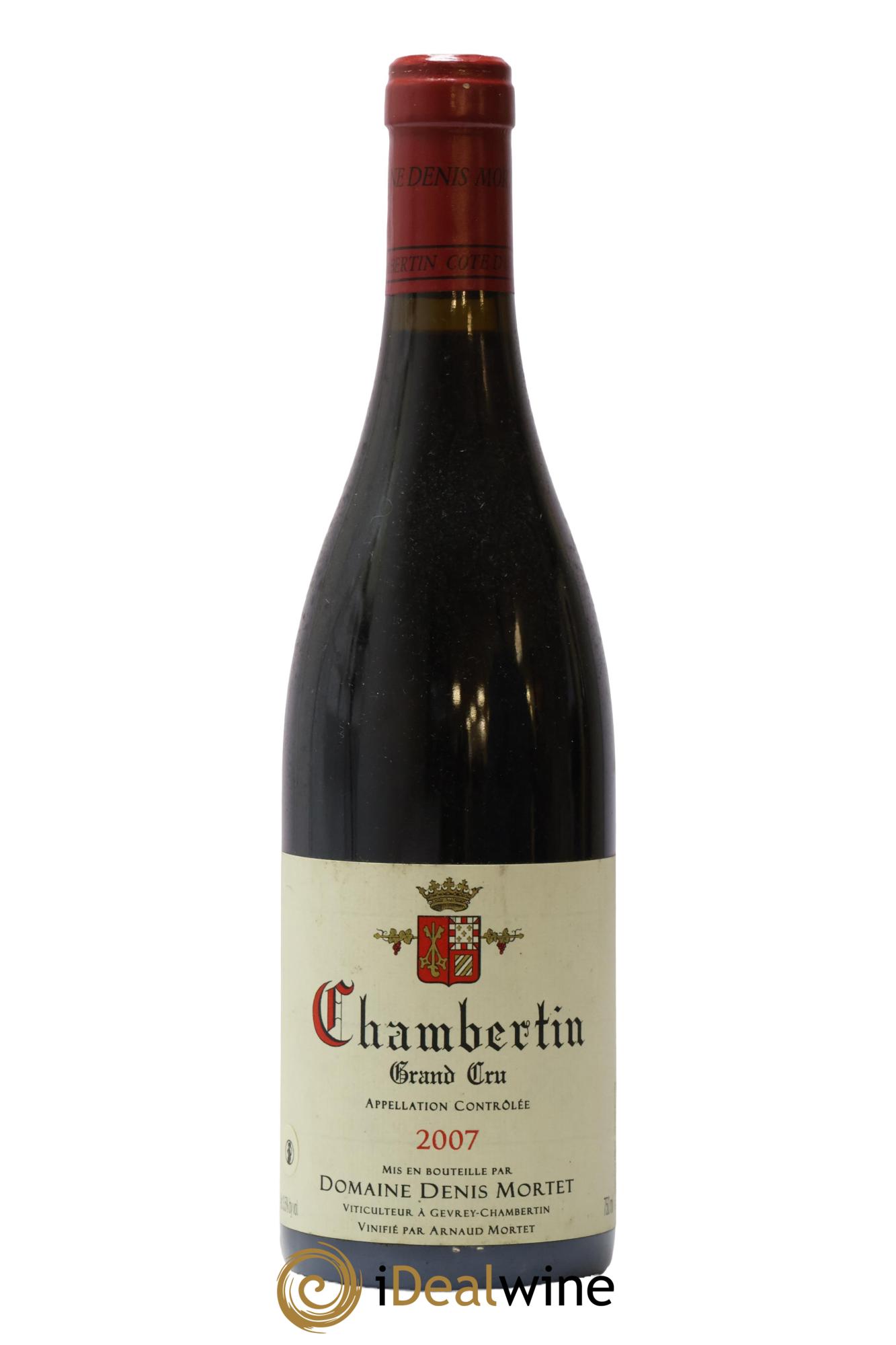 Chambertin Grand Cru Denis Mortet (Domaine) 2007 - Lot de 1 bouteille - 0
