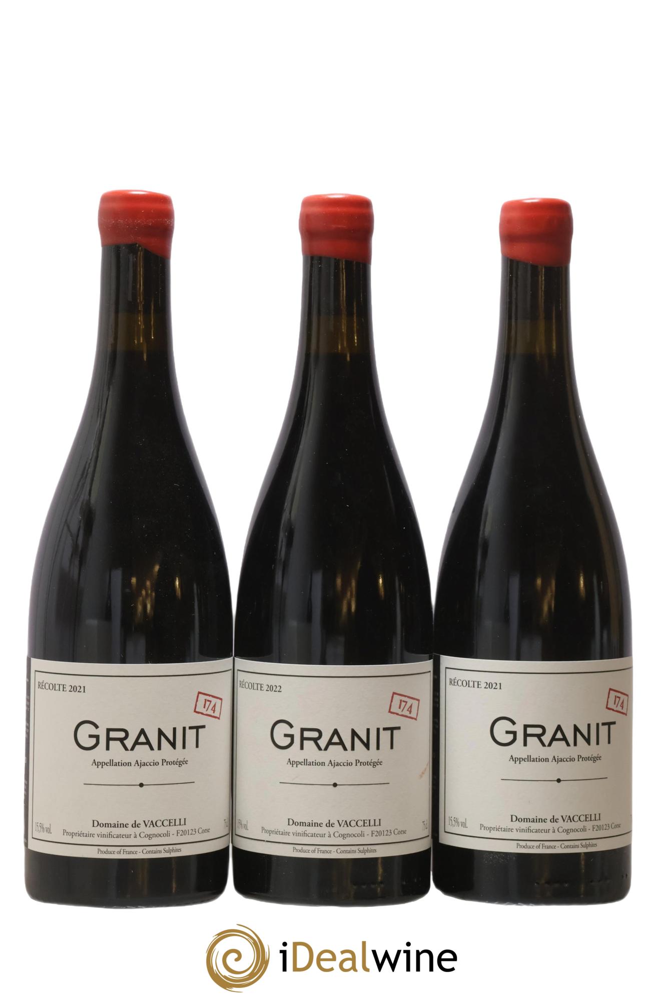 Ajaccio Granit 174 Vaccelli - Lot de 7 bouteilles - 1