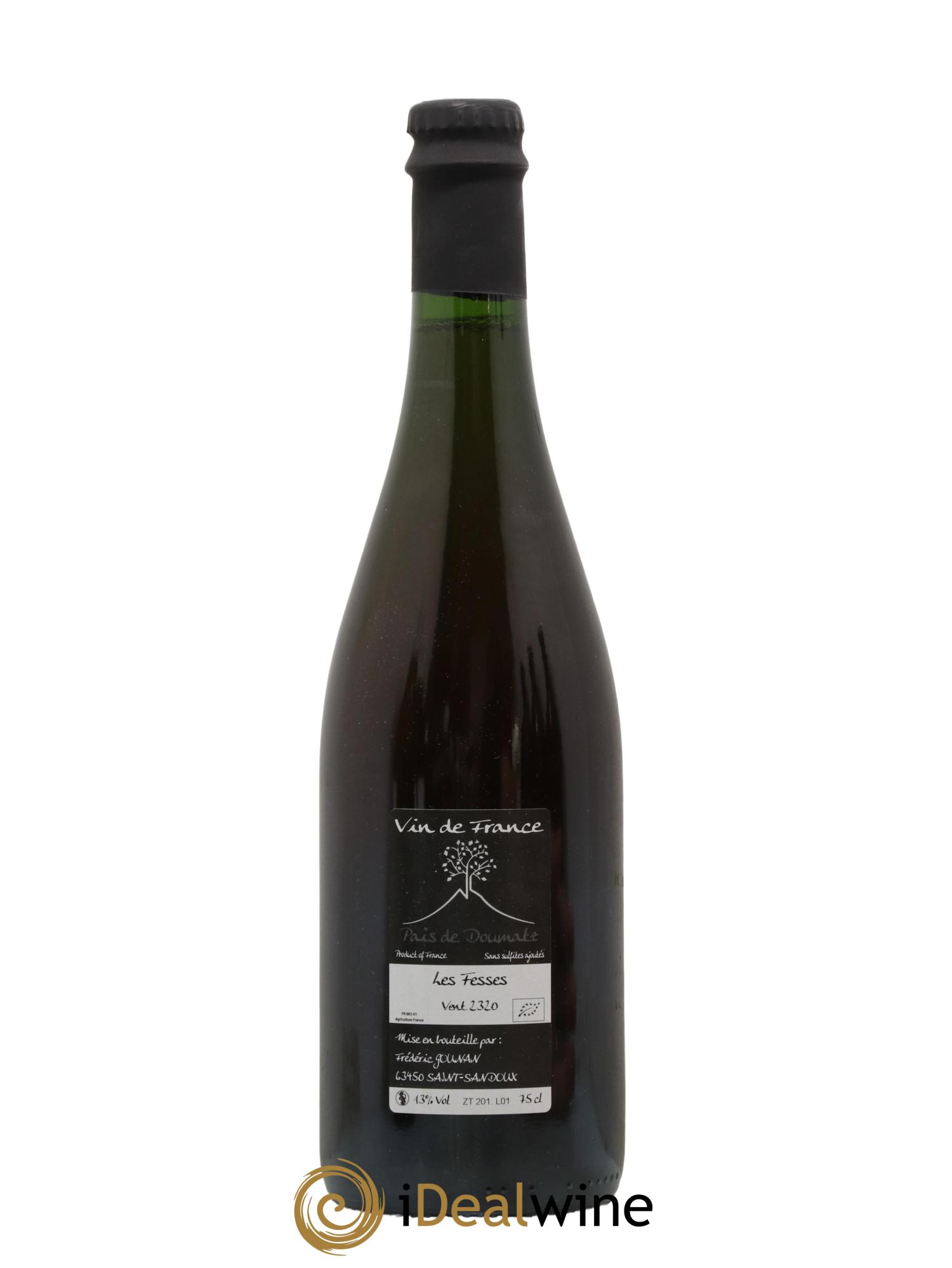 Vin de France Les Fesses Vignoble de l'Arbre Blanc 2020 - Posten von 1 Flasche - 1