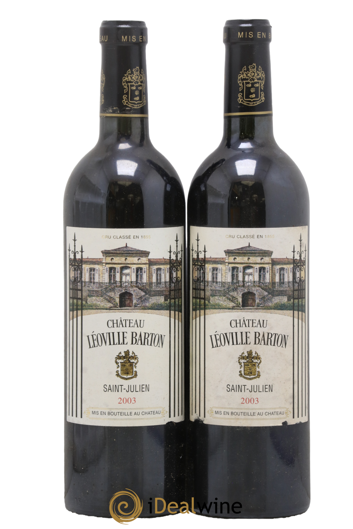 Château Léoville Barton 2ème Grand Cru Classé 2003 - Lot de 2 bouteilles - 0