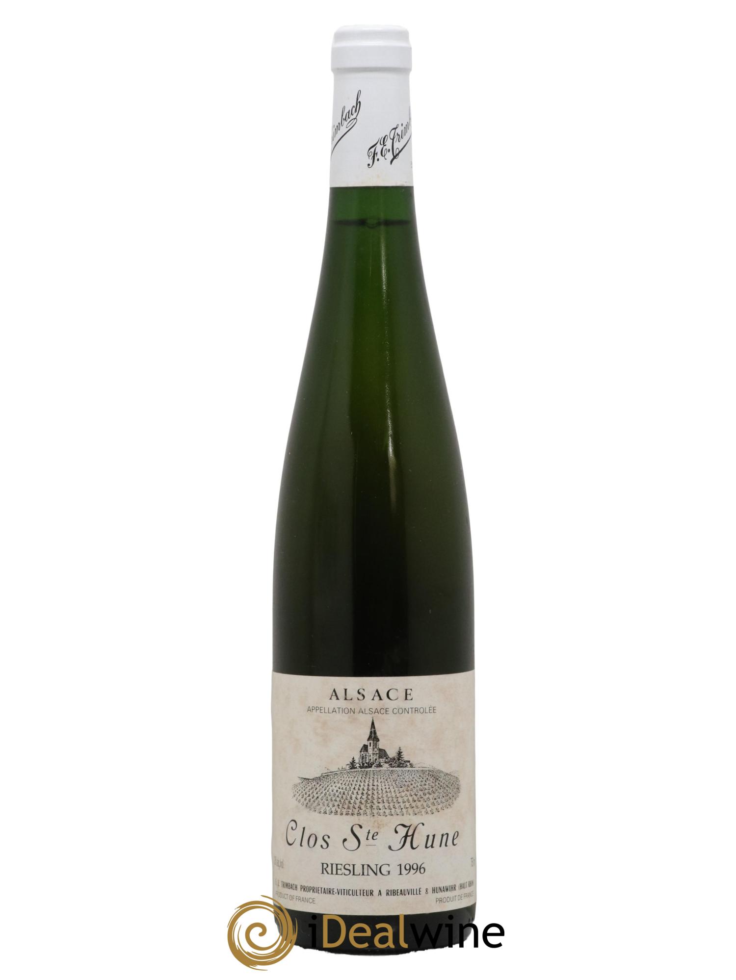 Alsace Riesling Clos Sainte-Hune Trimbach (Domaine) 1996 - Lot de 1 bouteille - 0