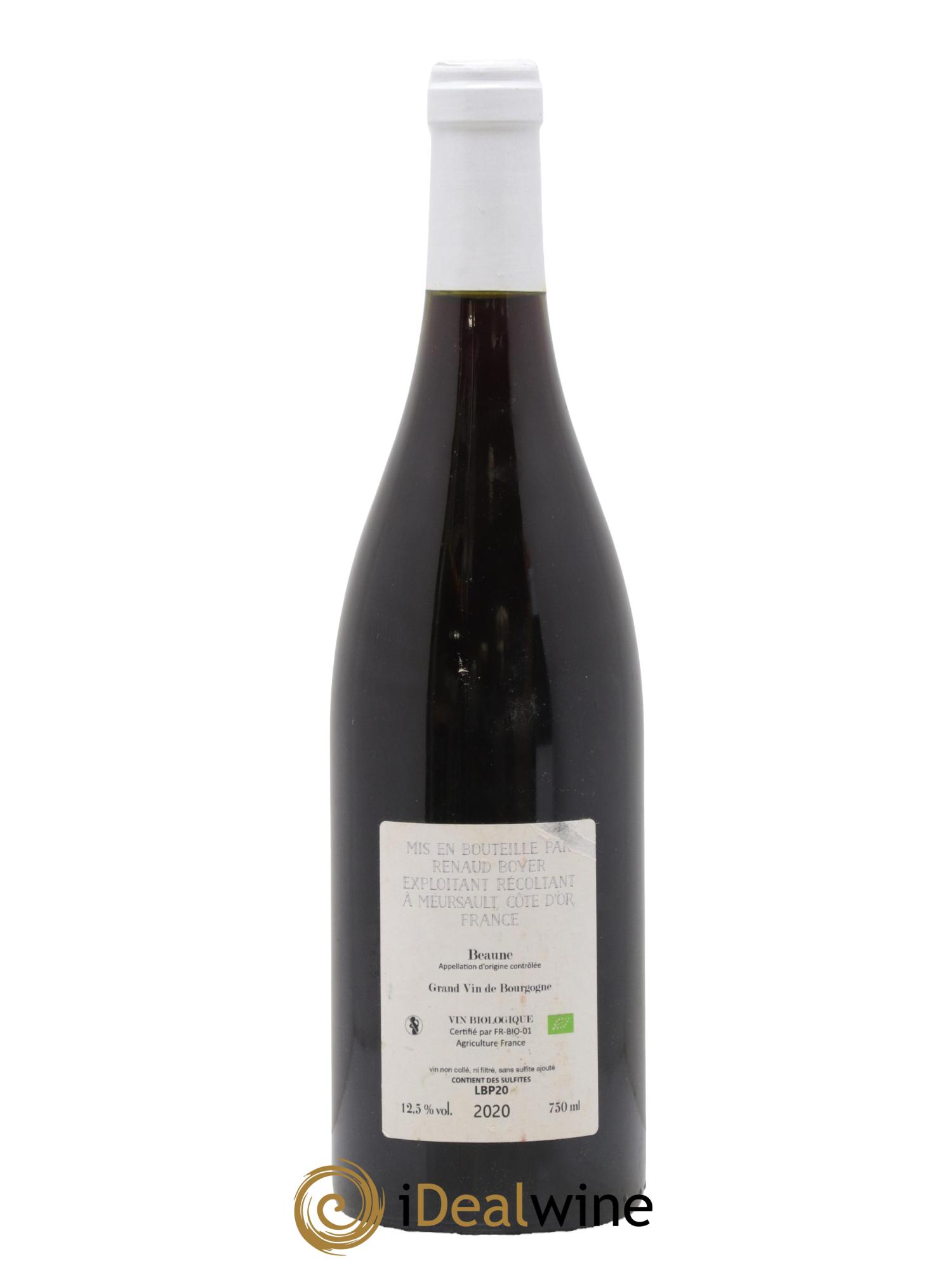 Beaune Les Prévolles Renaud Boyer 2020 - Lot de 1 bouteille - 1