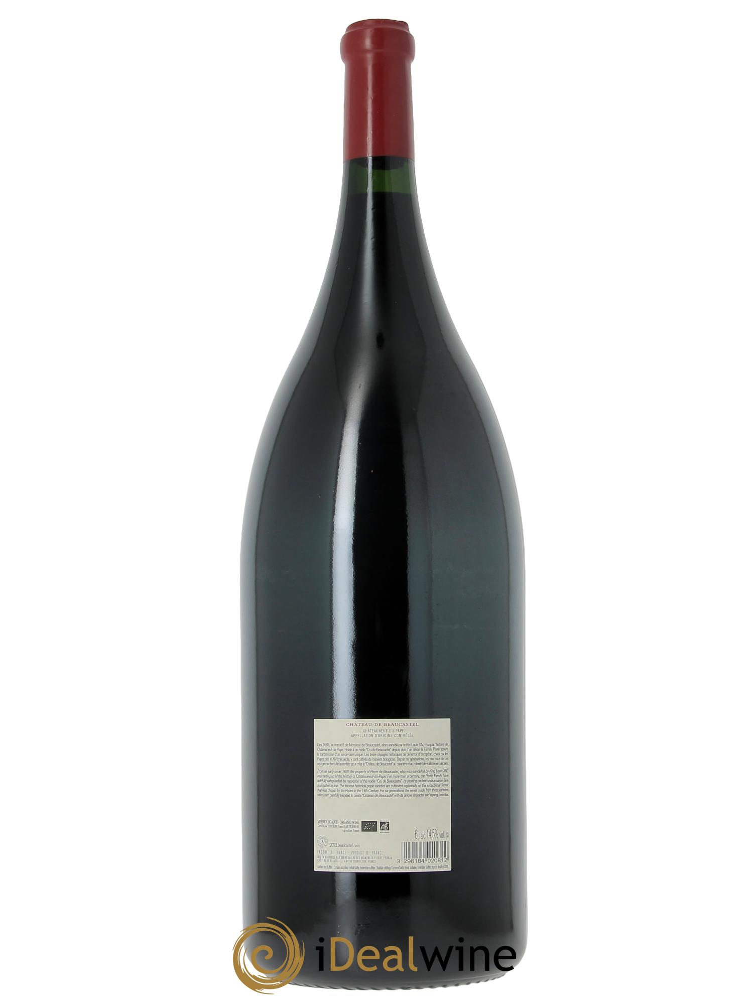 Châteauneuf-du-Pape Château de Beaucastel Famille Perrin 2023 - Lot of 1 imperiale - 2