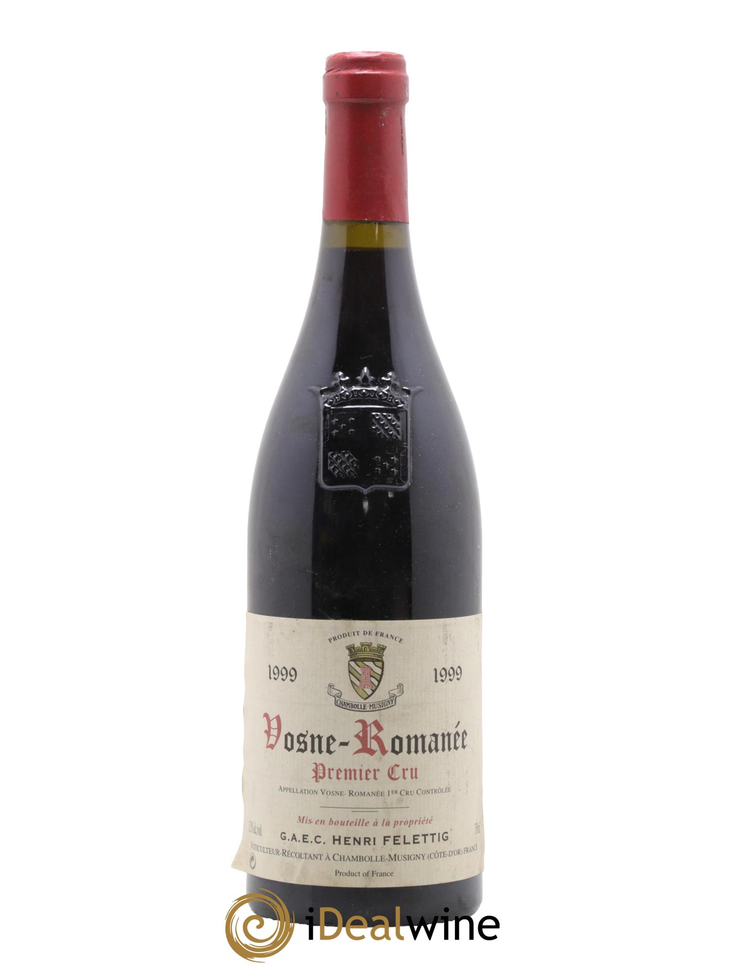 Vosne-Romanée 1er Cru Felettig (Domaine) 1999 - Lot de 1 bouteille - 0