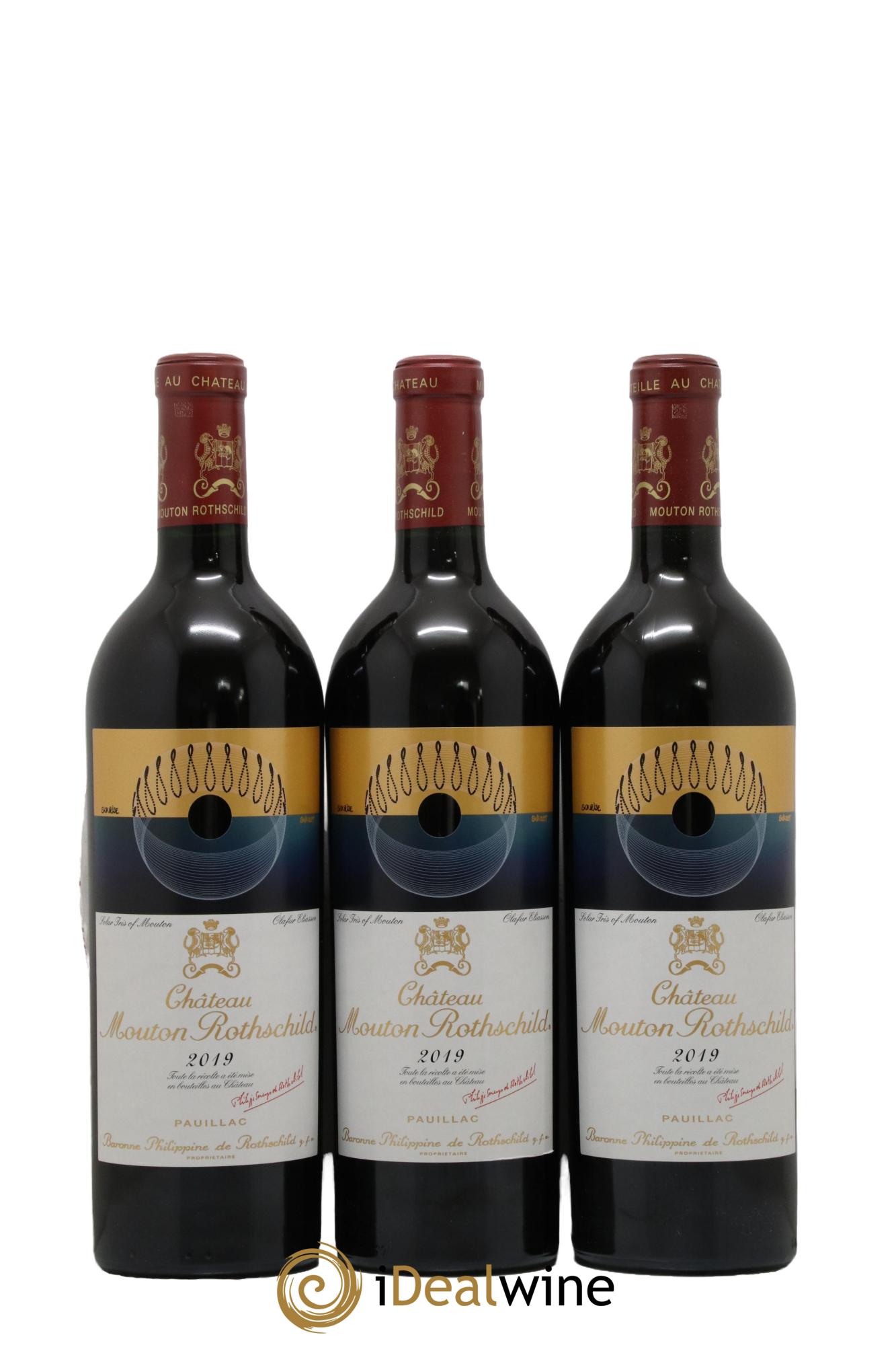 Château Mouton Rothschild 1er Grand Cru Classé  2019 - Posten von 6 Flaschen - 3