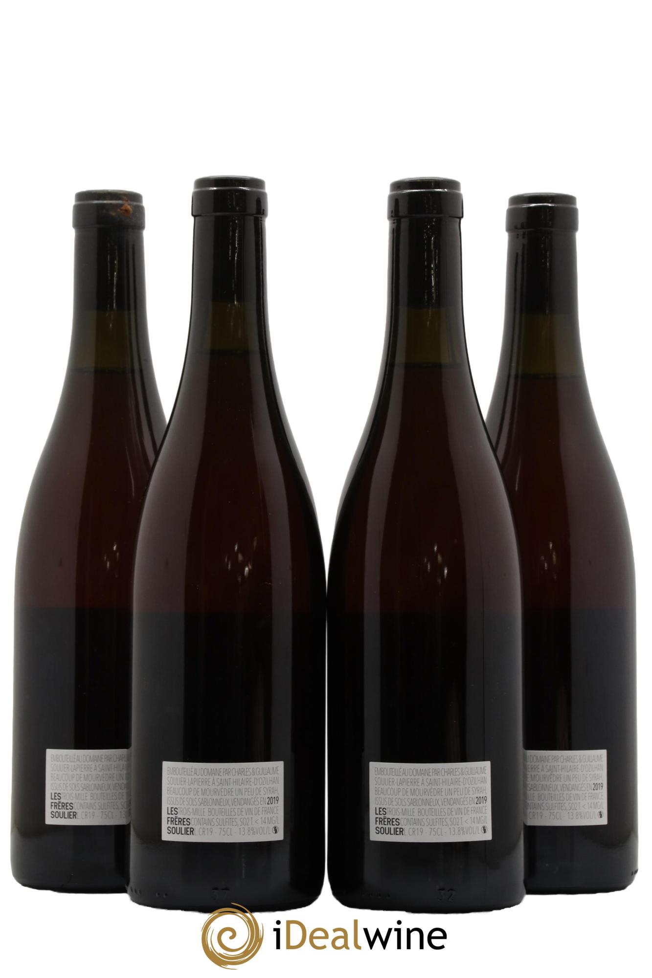 Vin de France Les Croses Les Frères Soulier 2019 - Lot de 4 bouteilles - 1