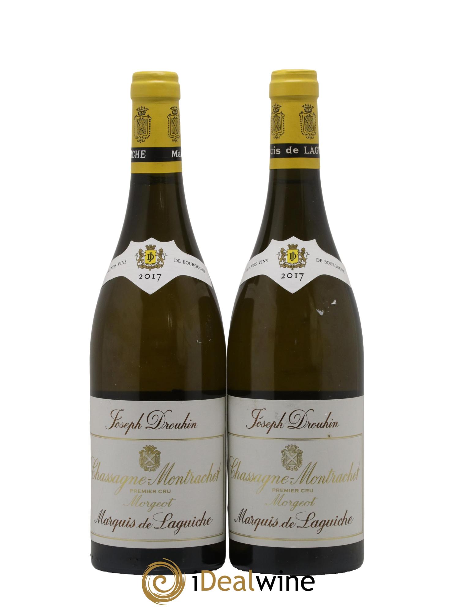 Chassagne-Montrachet Marquis de Laguiche Joseph Drouhin 2017 - Lot de 2 bouteilles - 0