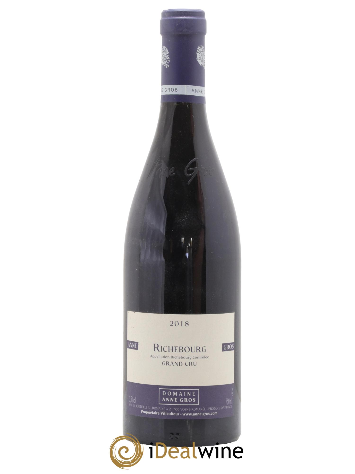 Richebourg Grand Cru Anne Gros 2018 - Lot de 1 bouteille - 0
