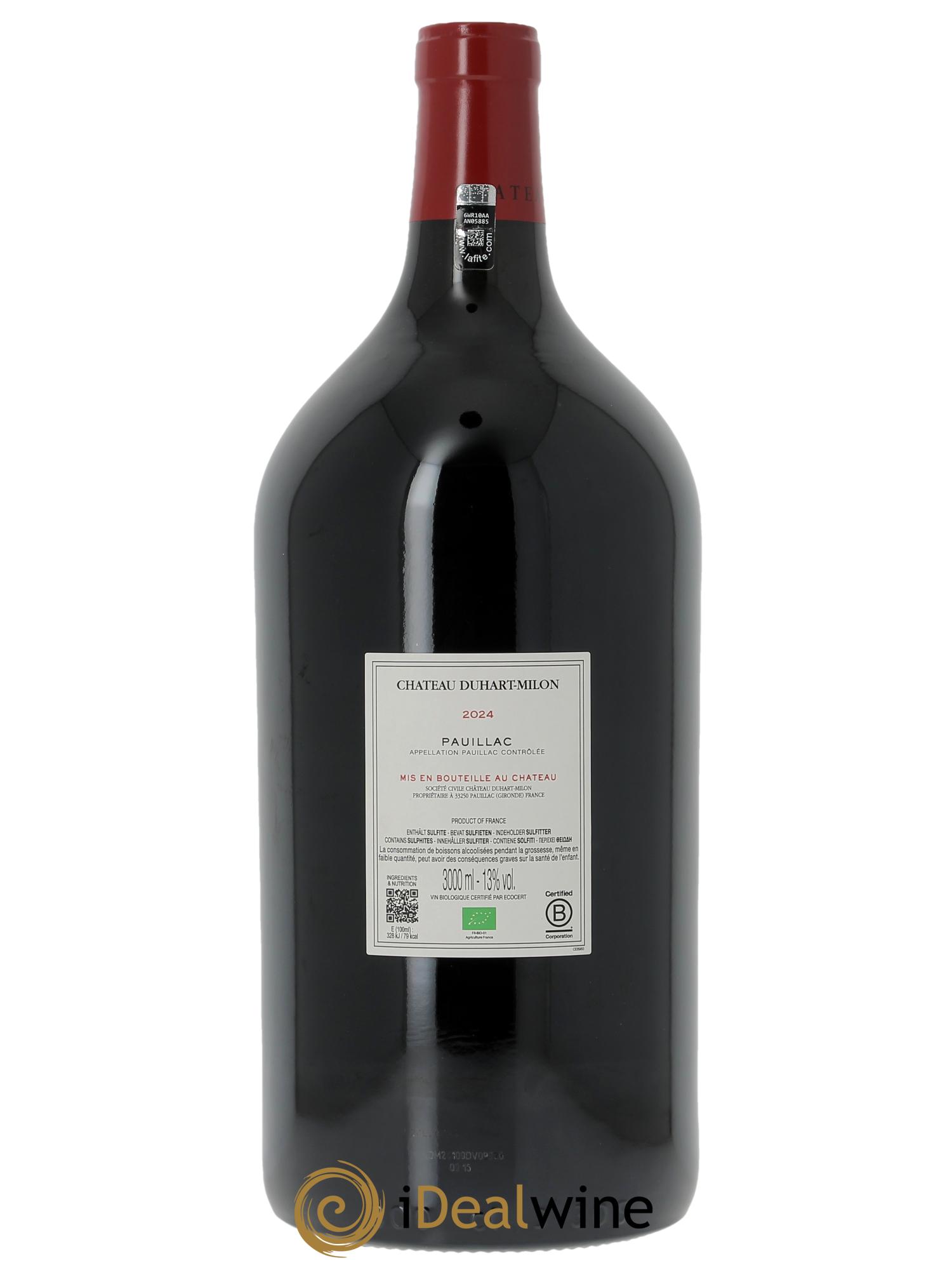 Château Duhart-Milon 4ème Grand Cru Classé 2024 - Lote de 1 Jeroboam/Doble magnum - 2