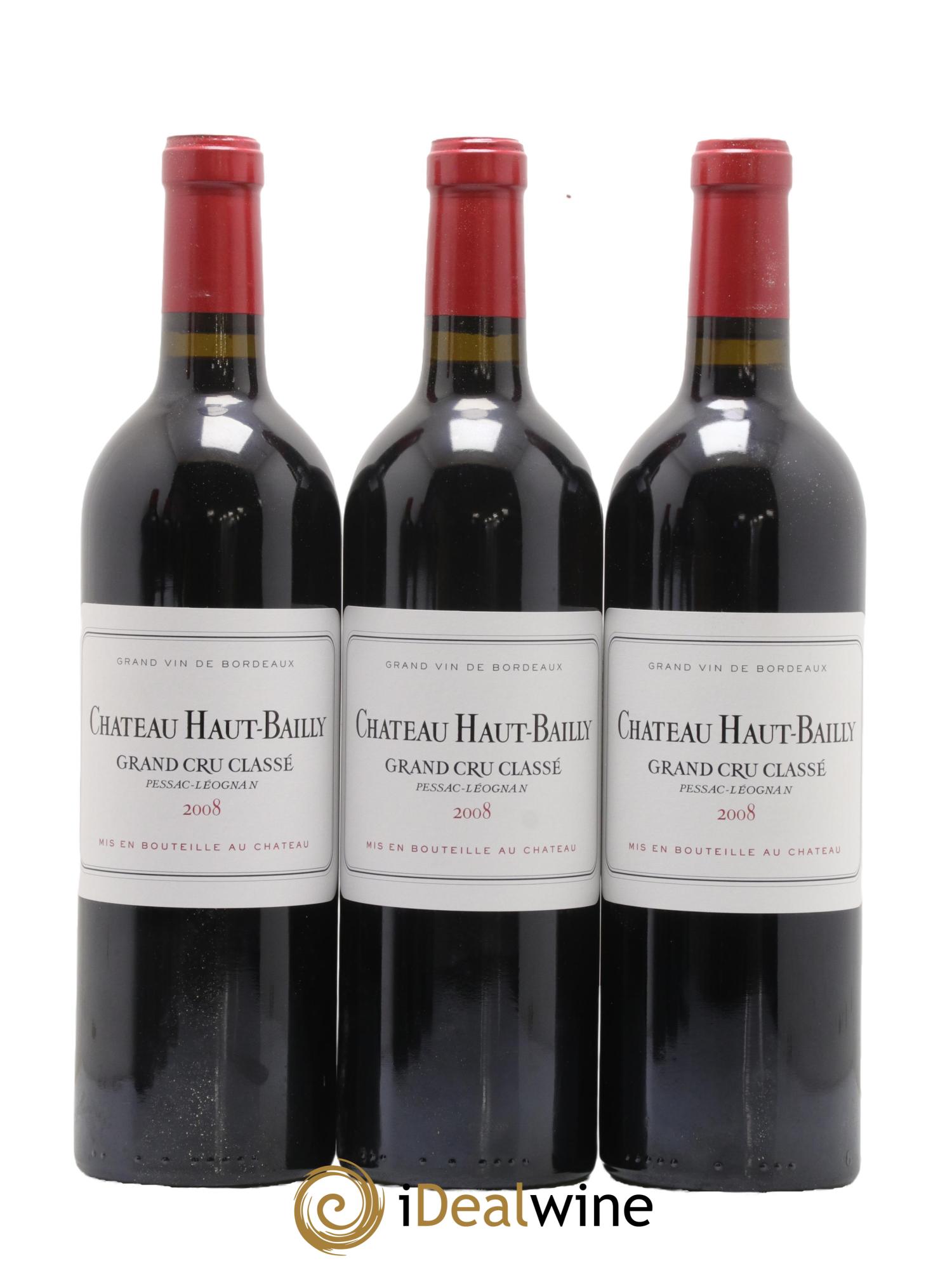 Château Haut-Bailly Cru Classé de Graves 2008 - Lot de 6 bouteilles - 2