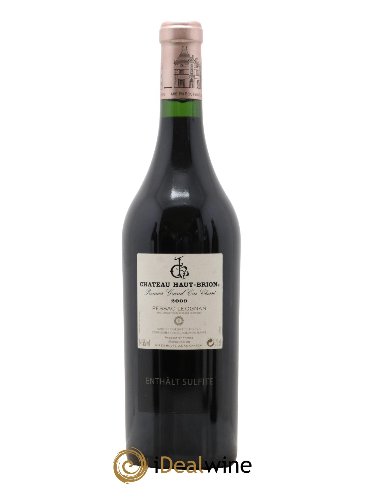 Château Haut Brion 1er Grand Cru Classé 2009 - Lot of 1 bottle - 1