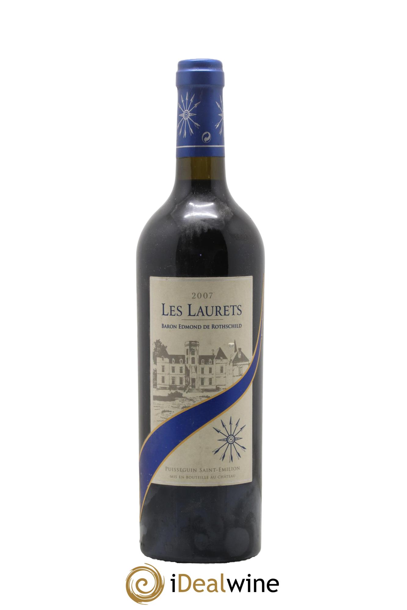 Puisseguin Saint-Émilion Les Laurets Baron Edmond De Rothschild 2007 - Lot de 1 bouteille - 0