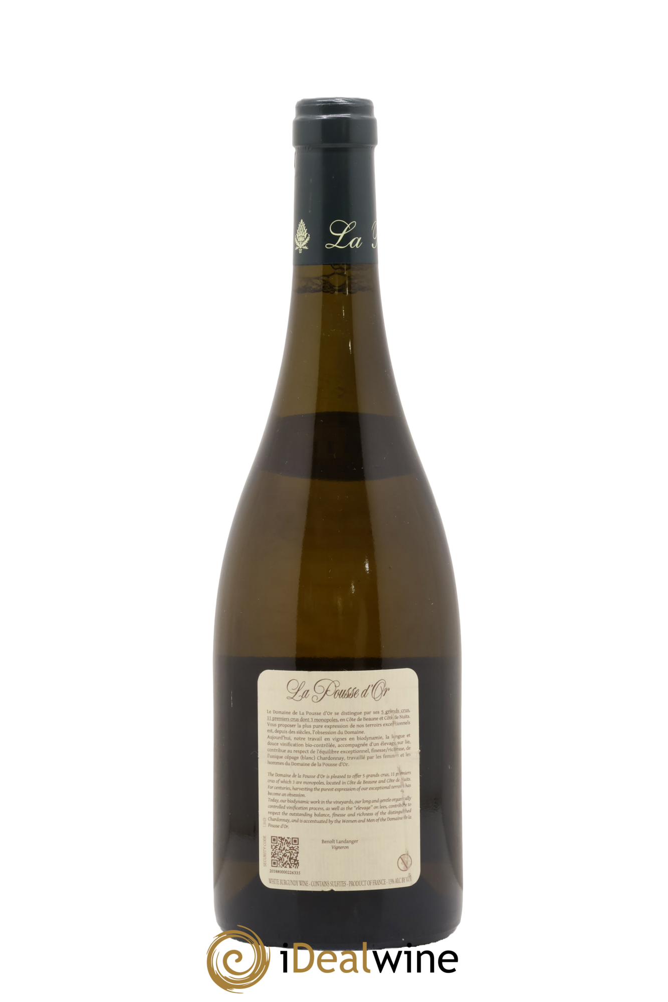 Chevalier-Montrachet Grand Cru La Pousse d'Or 2018 - Lot de 1 bouteille - 1