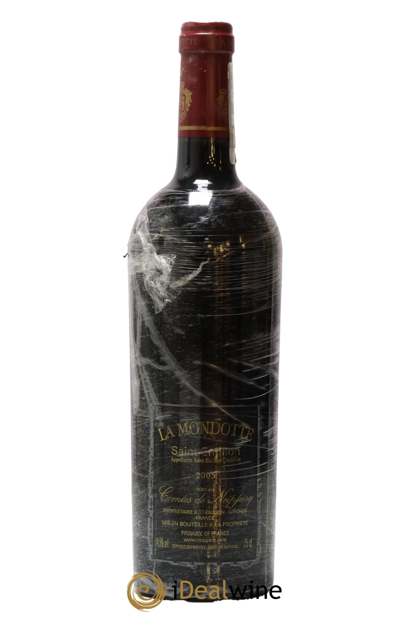 La Mondotte 1er Grand Cru Classé B depuis 2012 2005 - Lot de 1 bouteille - 1