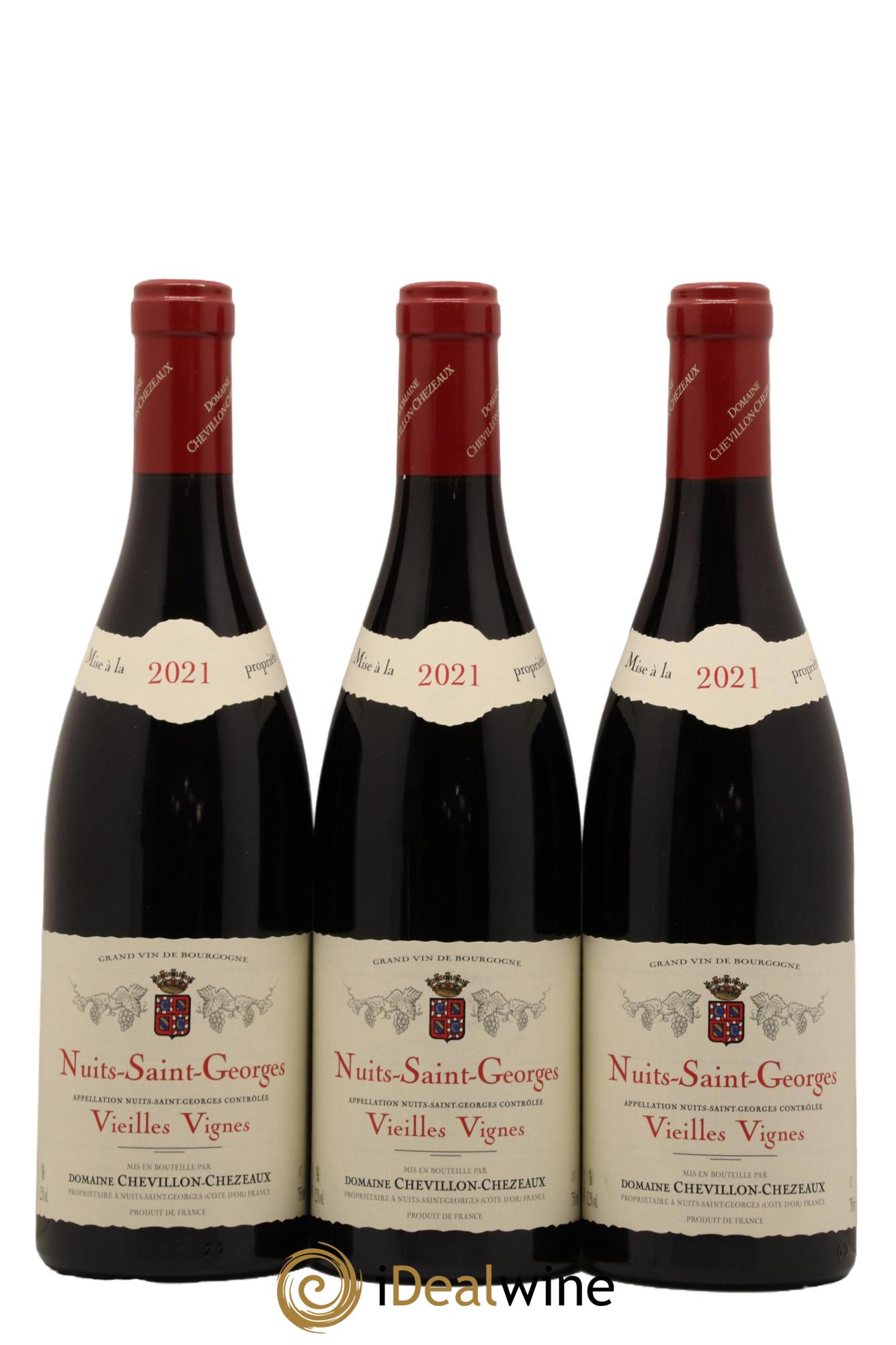 Nuits-Saint-Georges Vieilles Vignes Chevillon-Chezeaux 2021 - Lot de 3 bouteilles - 0