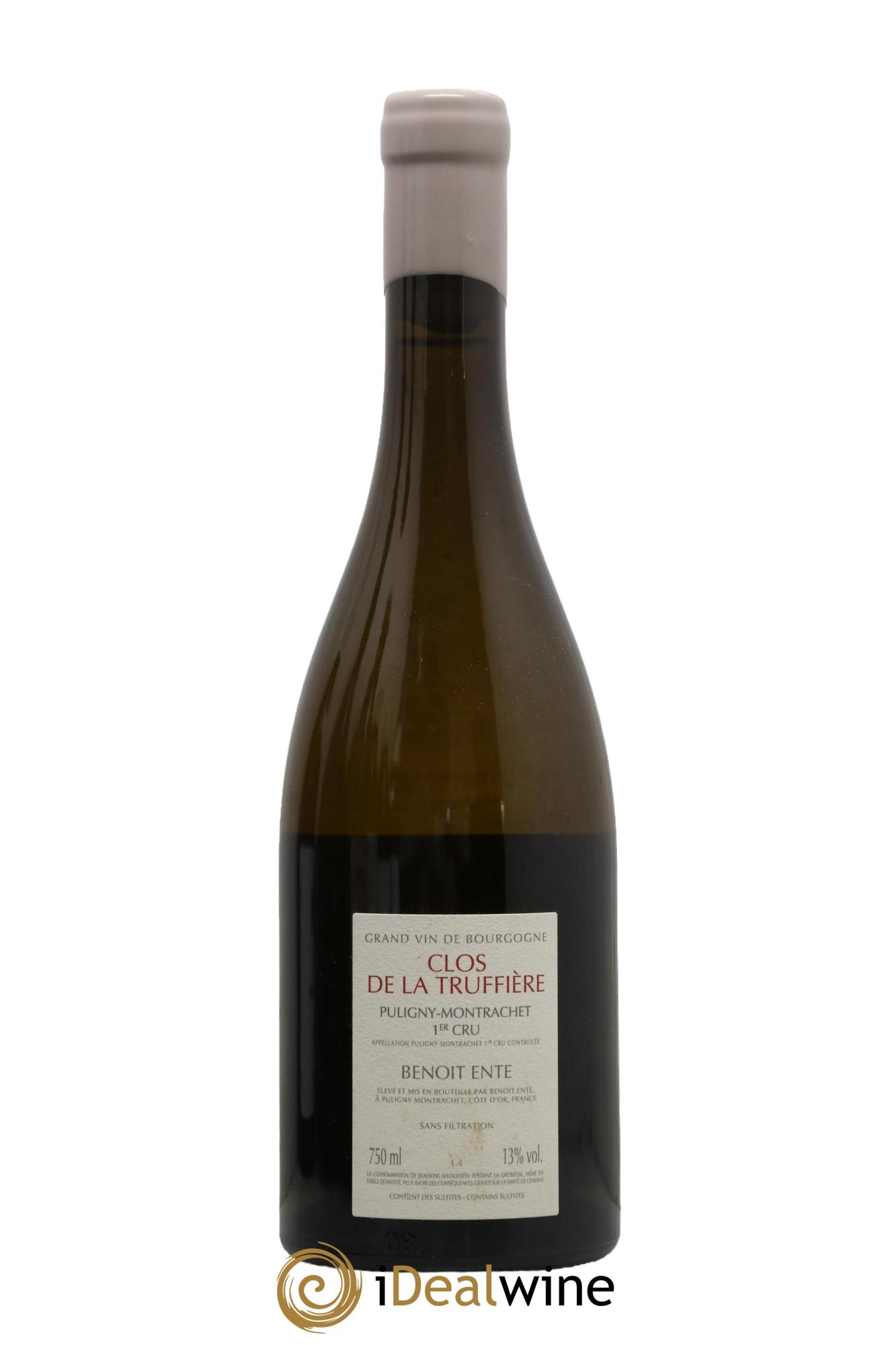 Puligny-Montrachet 1er Cru Clos de la Truffière Benoit Ente 2019 - Lot de 1 bouteille - 1