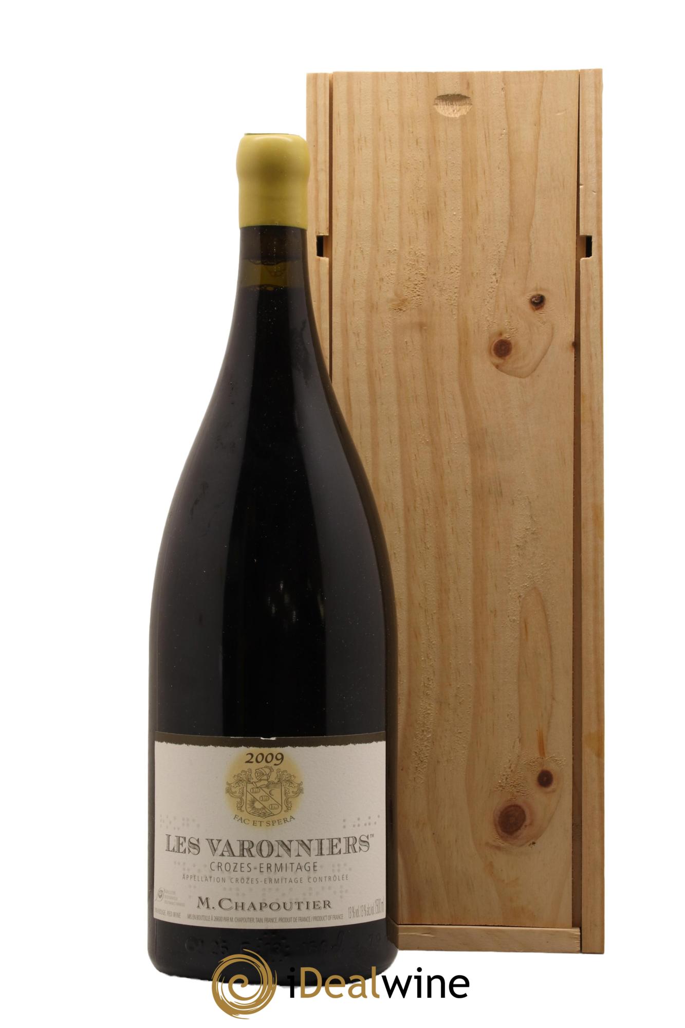 Crozes-Hermitage Les Varonniers Chapoutier 2009 - Lot de 1 magnum - 0