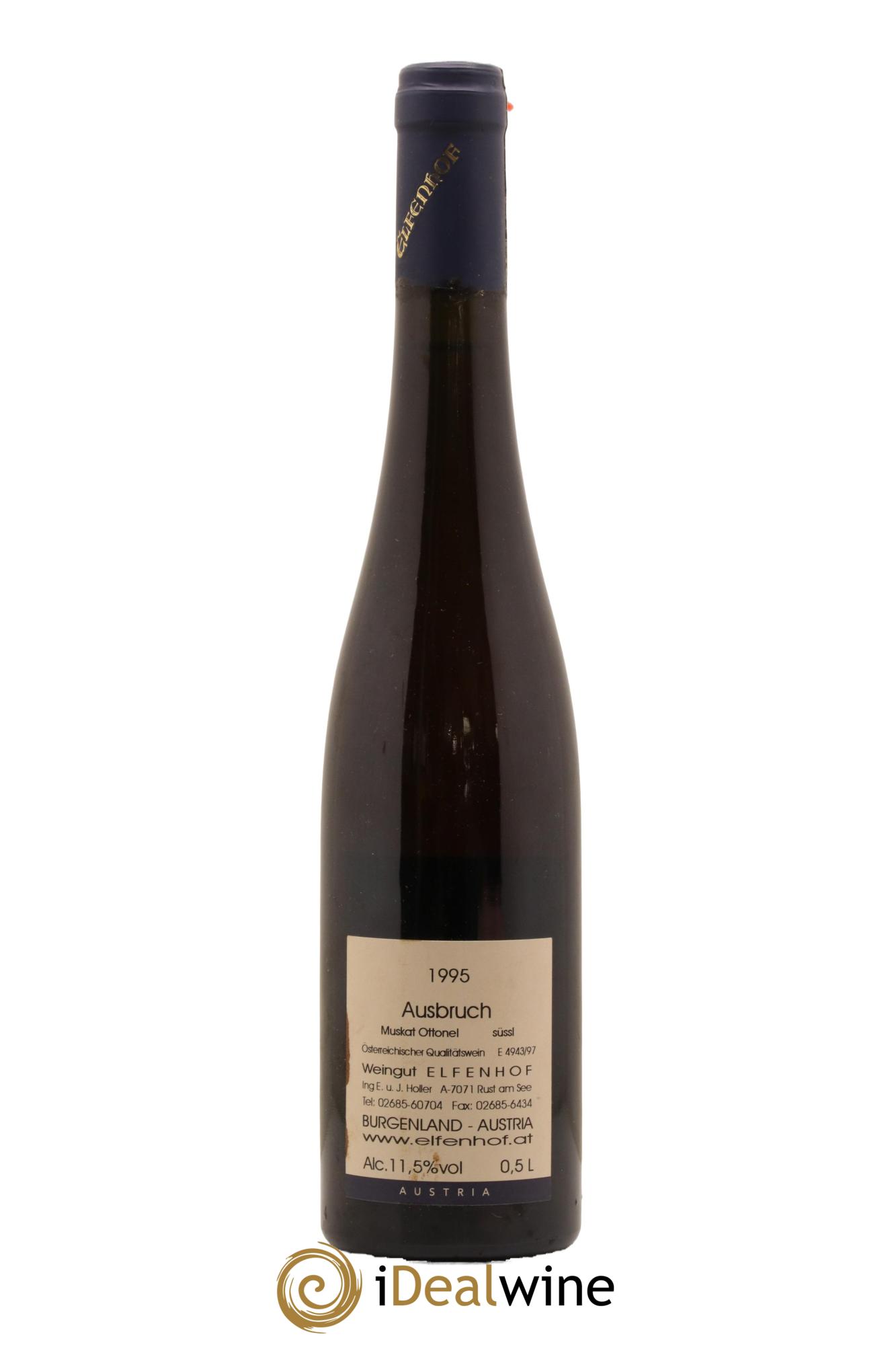 Autriche Muskat Ottonel Ausbruch Elfenhof 1995 - Lot of 1 500ml format  - 1