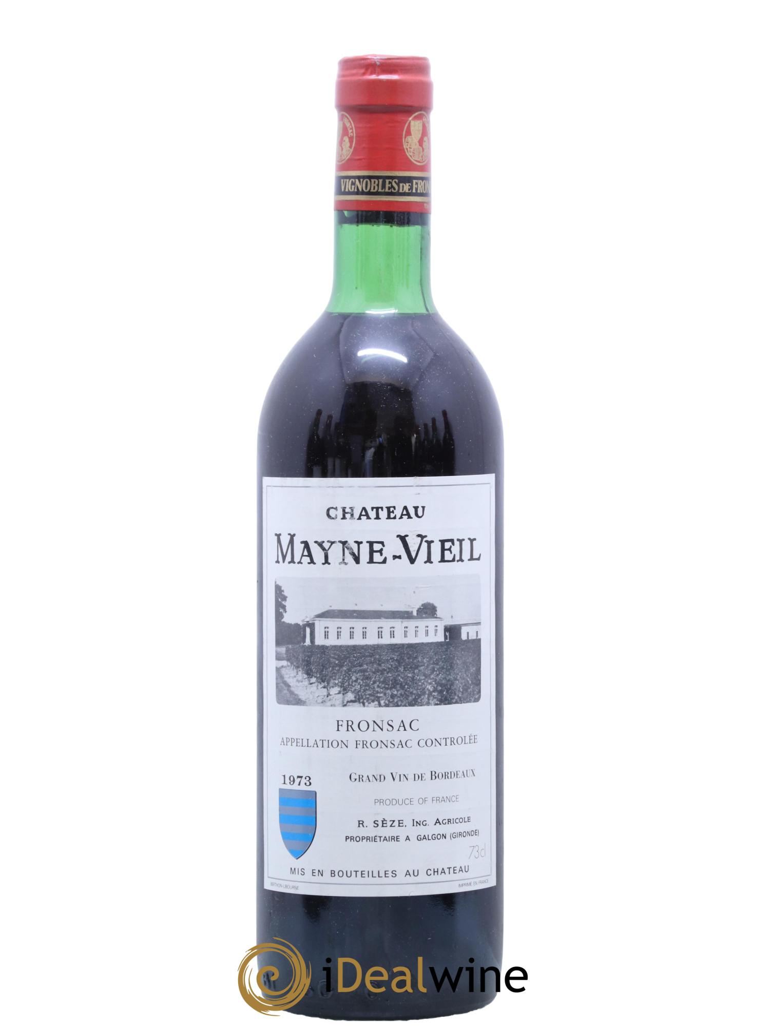 Fronsac Chateau Mayne Vieil 1973 - Lot de 1 bouteille - 0