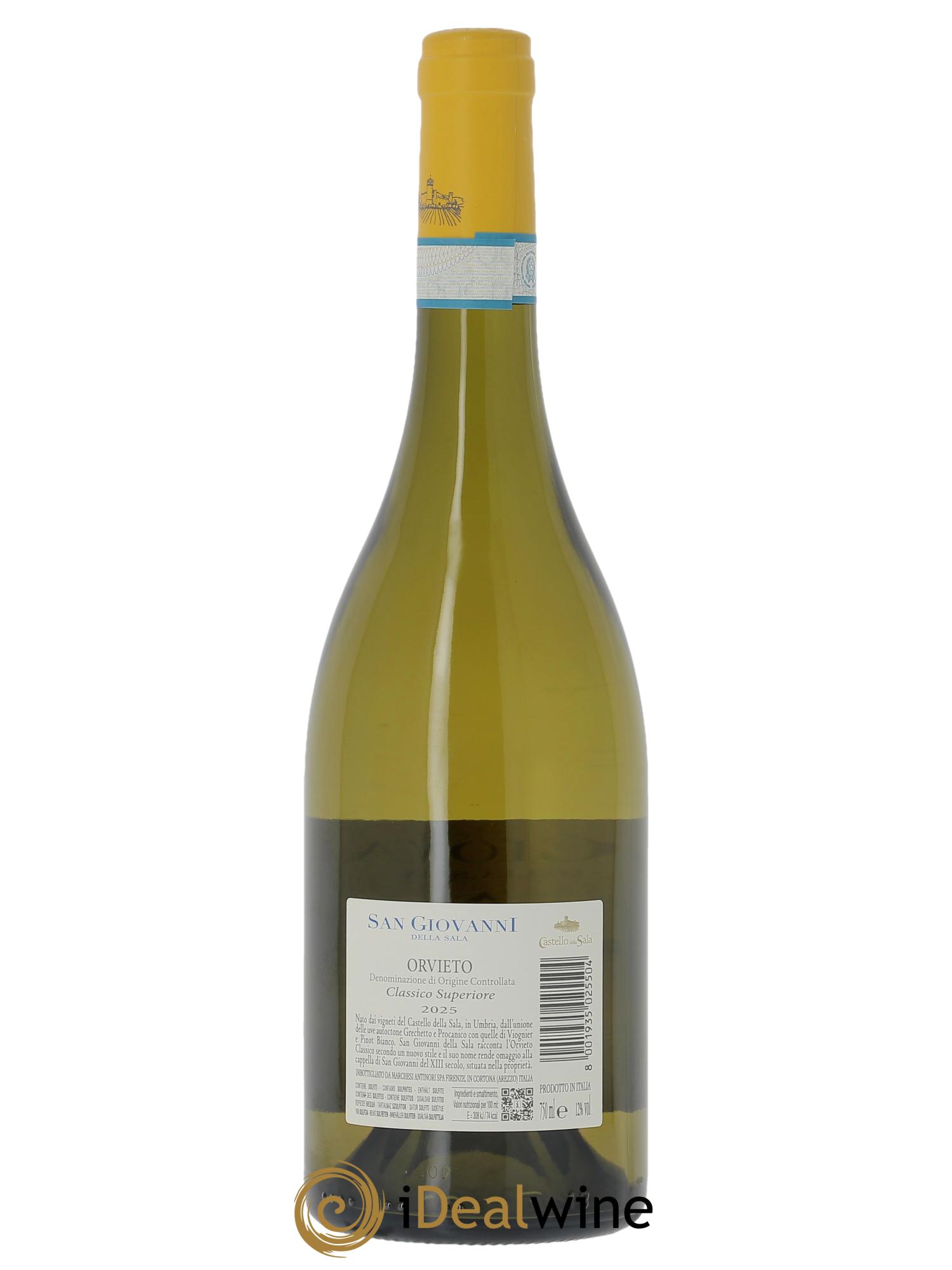Orvieto DOC San Giovanni Della Sala Classico Superiore Castello della Sala - Marchesi Antinori 2025 - Posten von 1 Flasche - 1