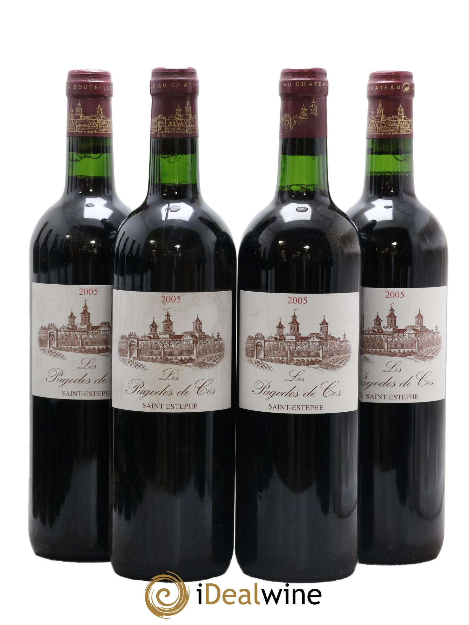 Les Pagodes de Cos Second Vin 2005 - Lot de 4 bouteilles - 0