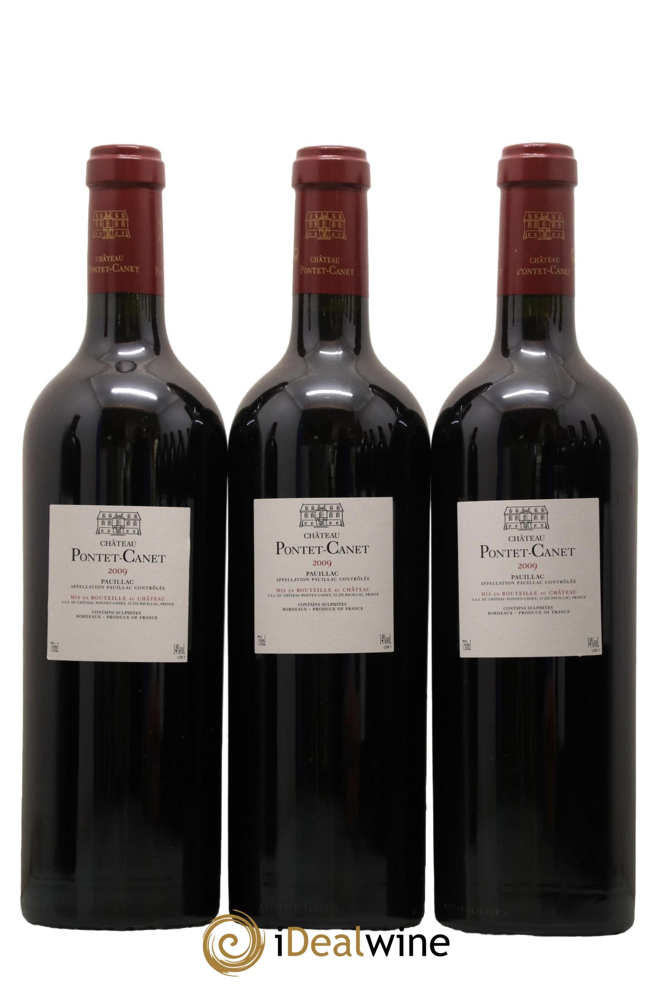 Château Pontet Canet 5ème Grand Cru Classé 2009 - Lot de 12 bouteilles - 4
